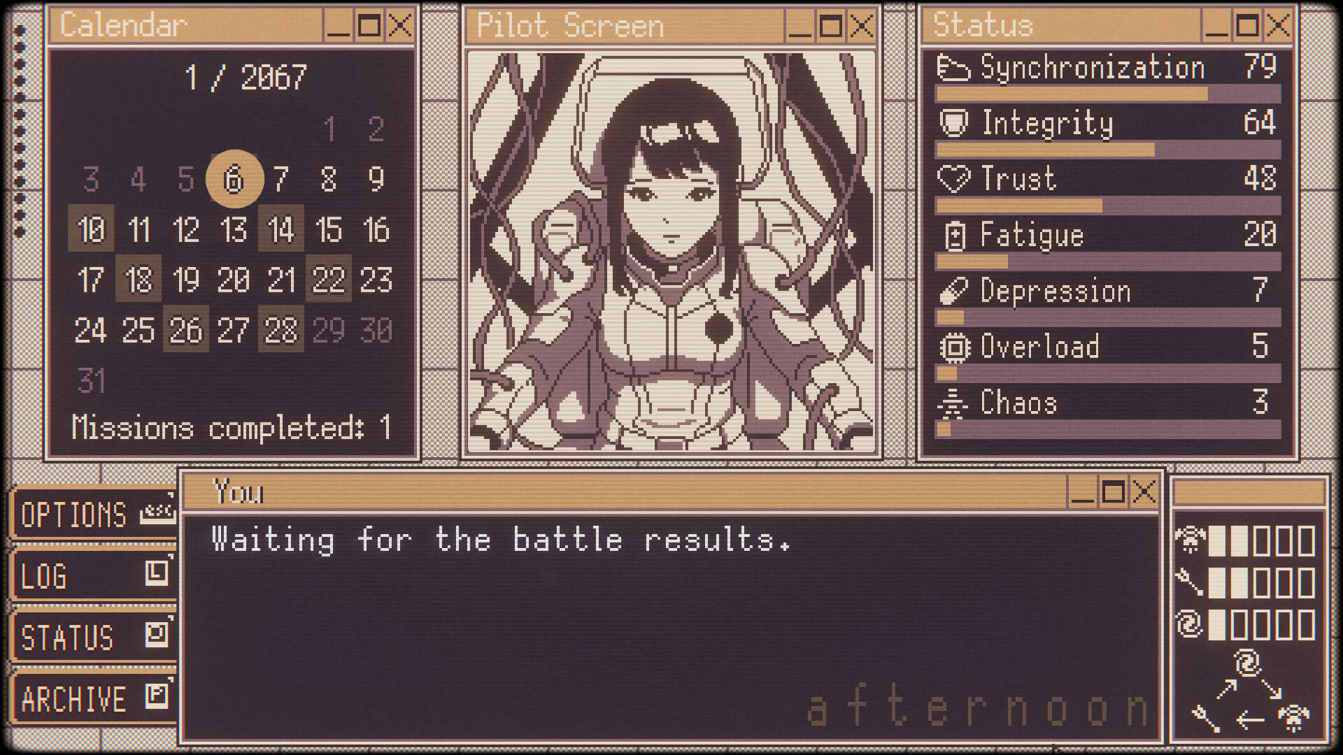 Screenshot for Valkyrie Iteration: Mecha Pilot Raising Pocket Simulator