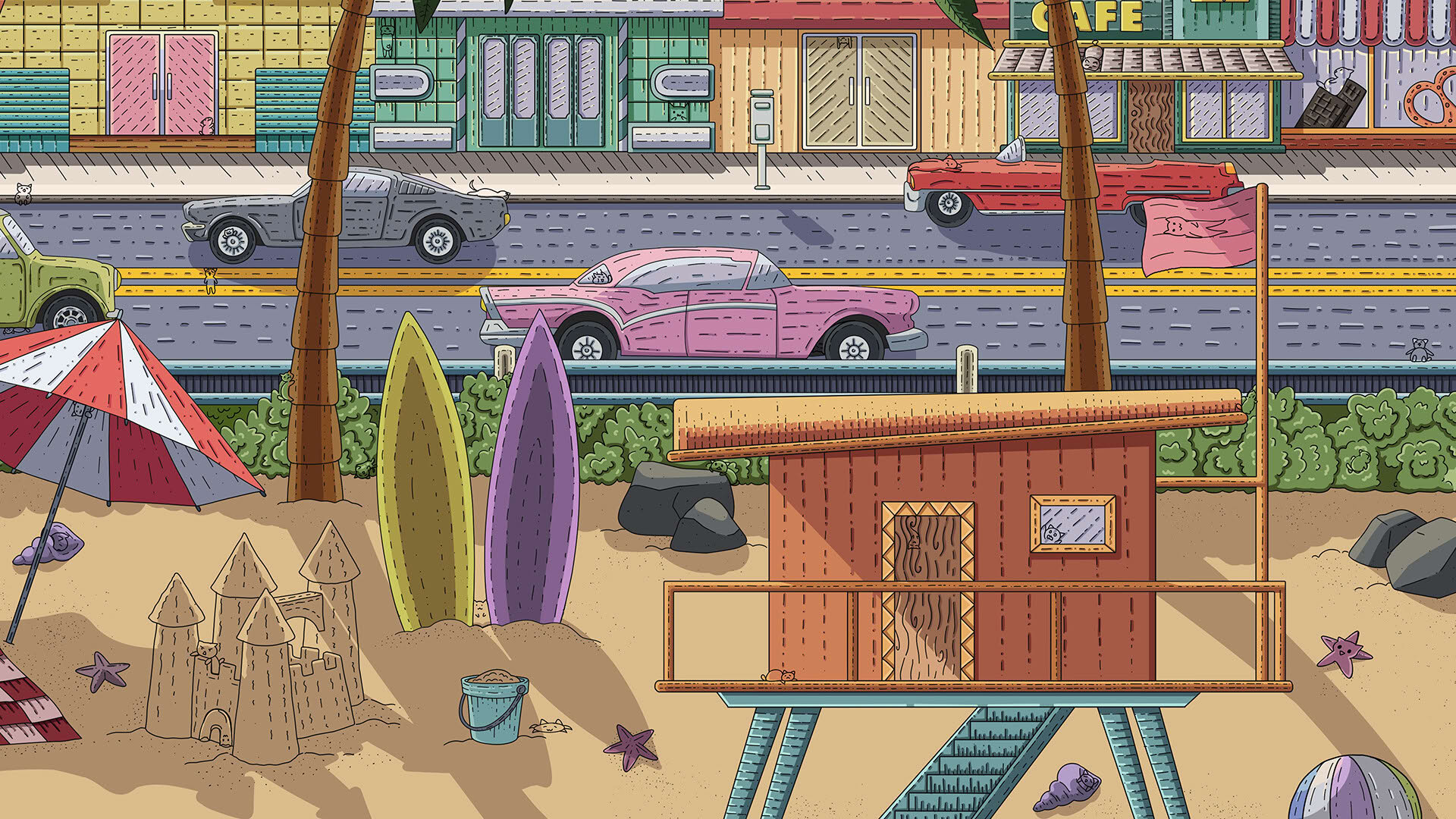 Screenshot for 100 Miami Cats