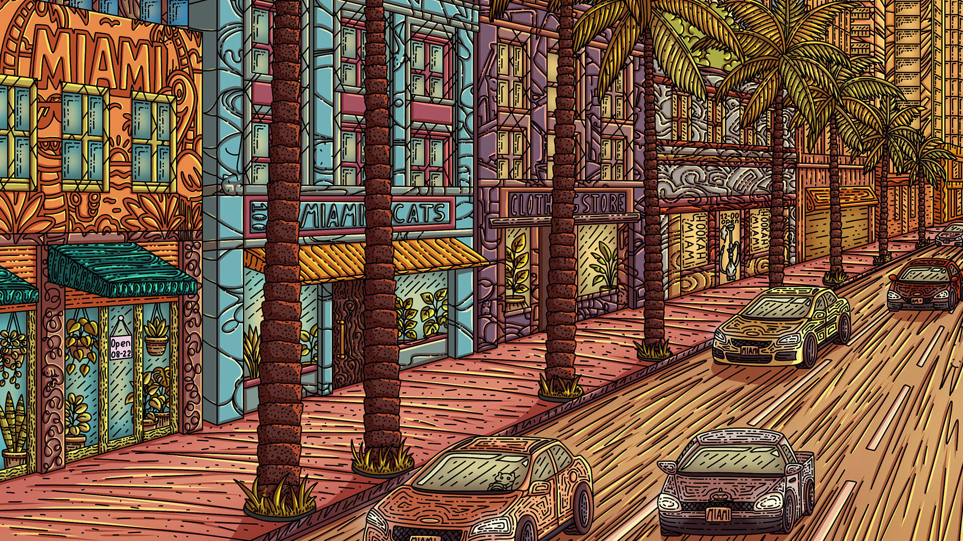 Screenshot for 100 Miami Cats