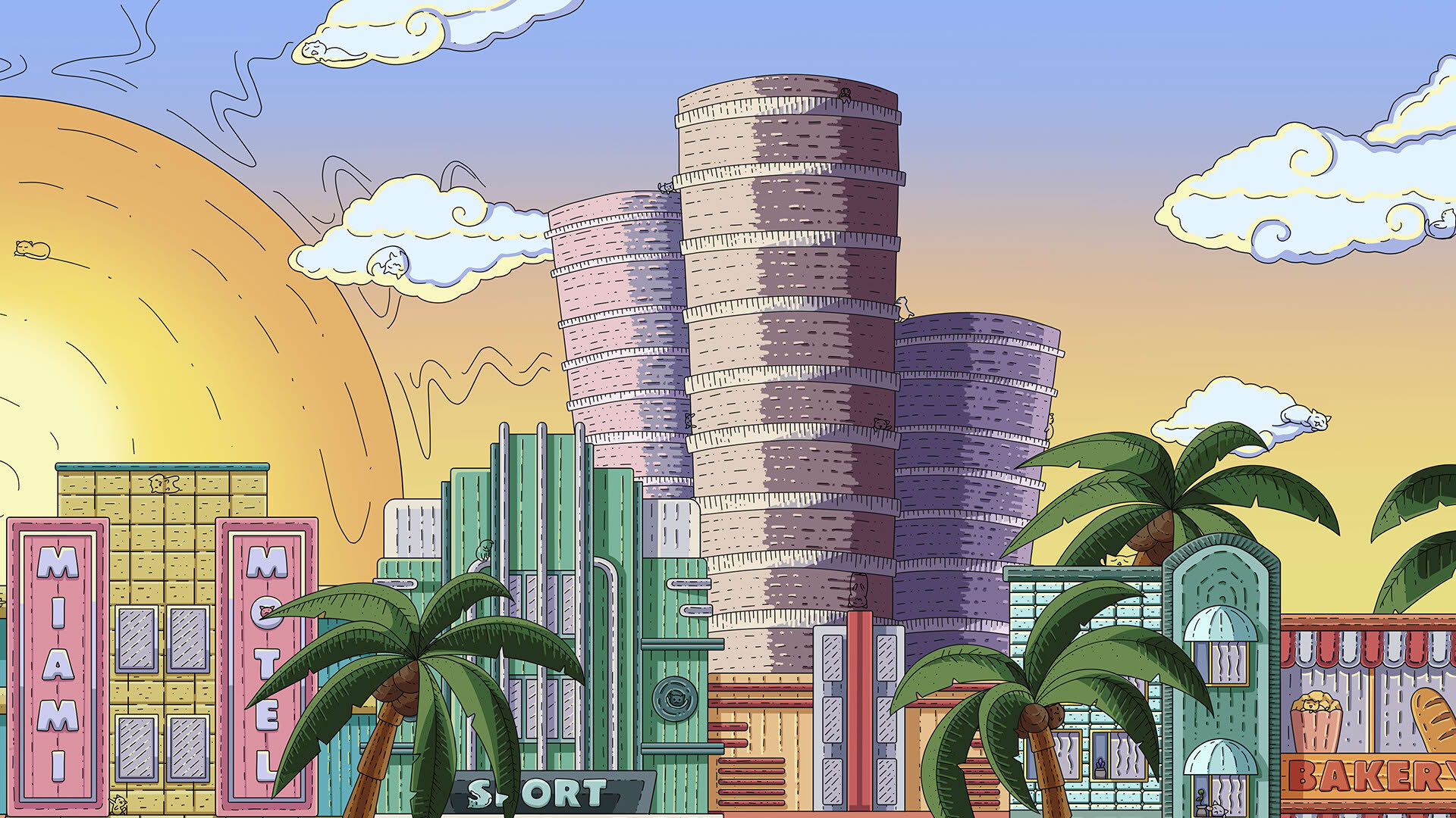 Screenshot for 100 Miami Cats