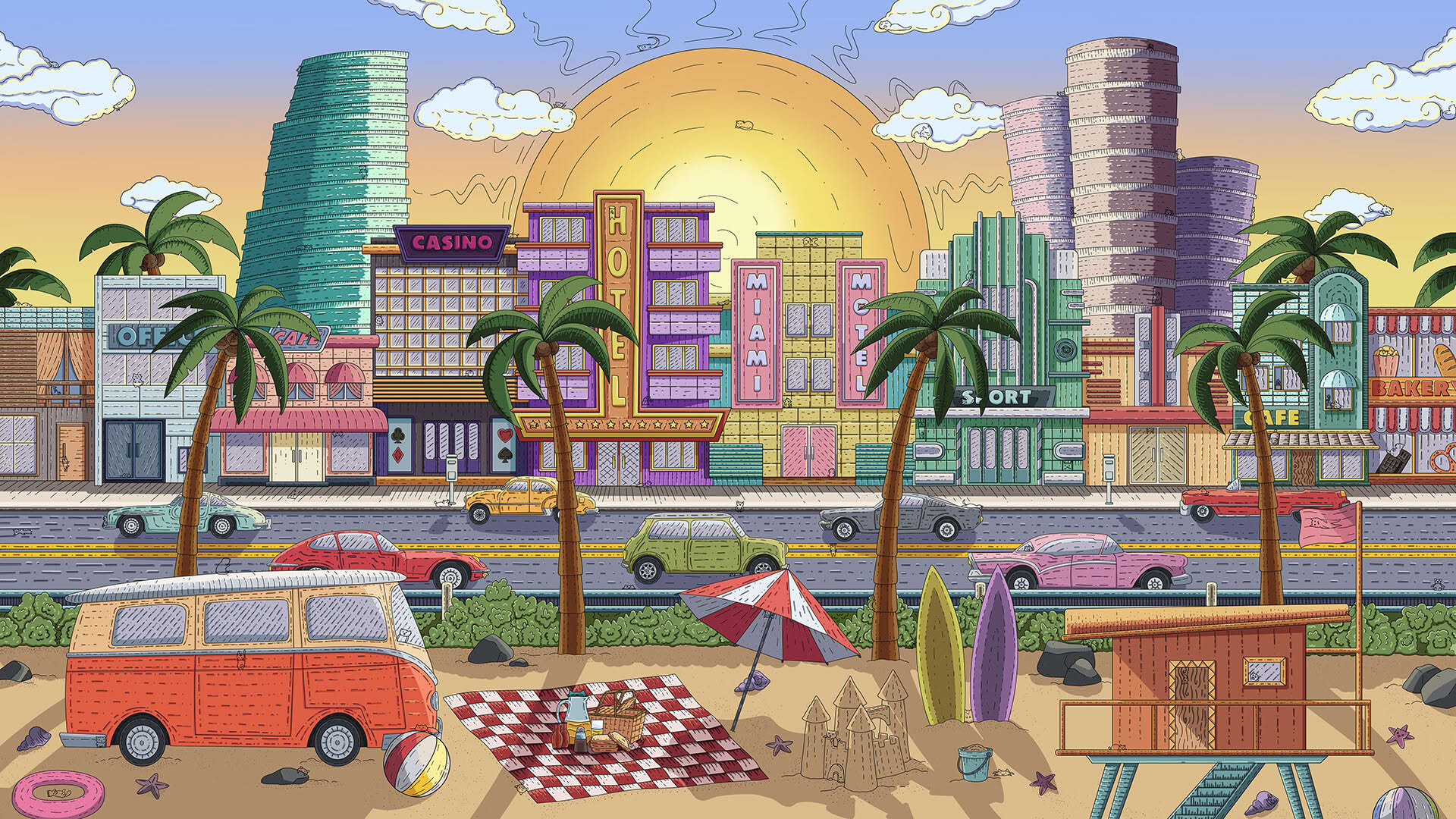 Screenshot for 100 Miami Cats