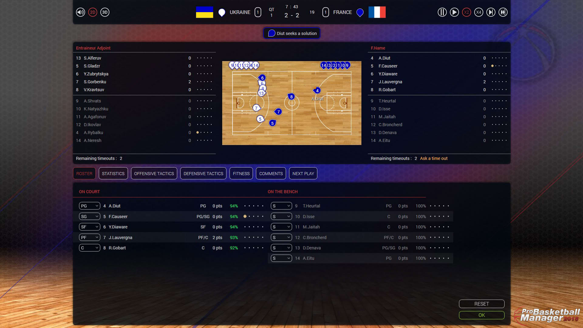 Screenshot for Pro Basketball Manager 2016