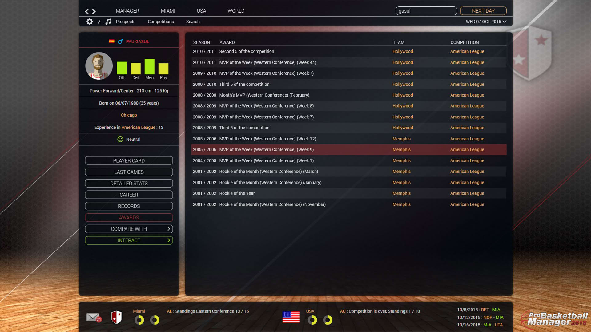 Screenshot for Pro Basketball Manager 2016