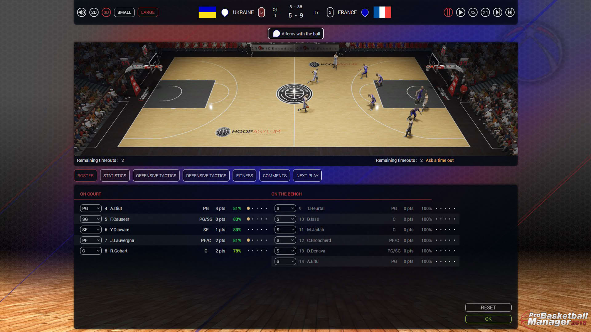 Screenshot for Pro Basketball Manager 2016