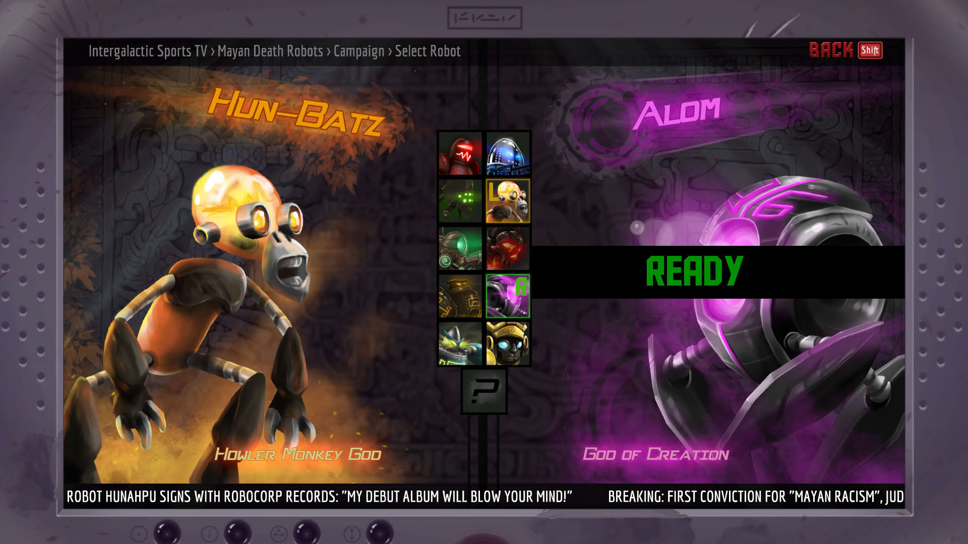 Screenshot for Mayan Death Robots
