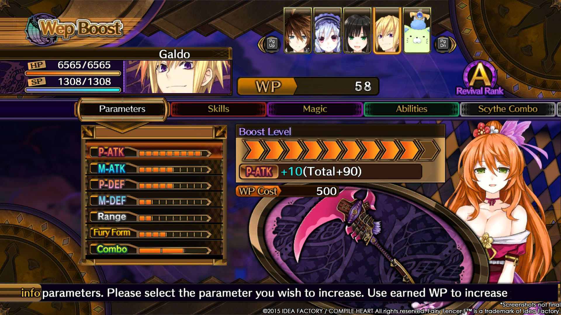 Screenshot for Fairy Fencer F