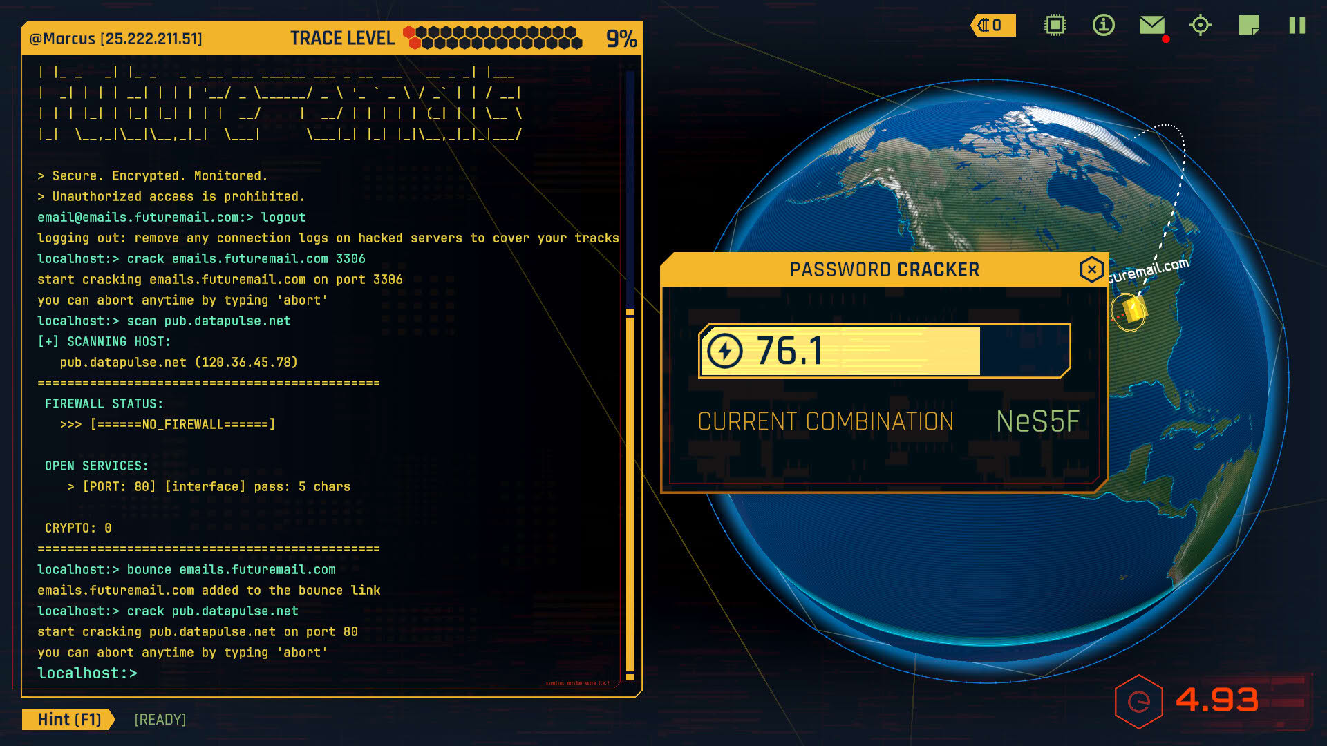 Screenshot for Void Future: Hacking Protocol