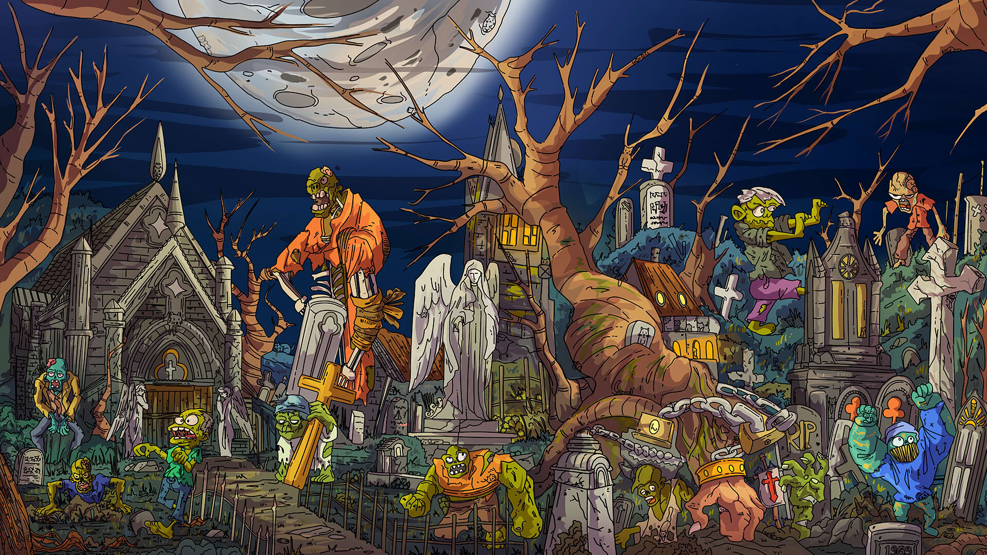 Screenshot for 100 Zombie Cats
