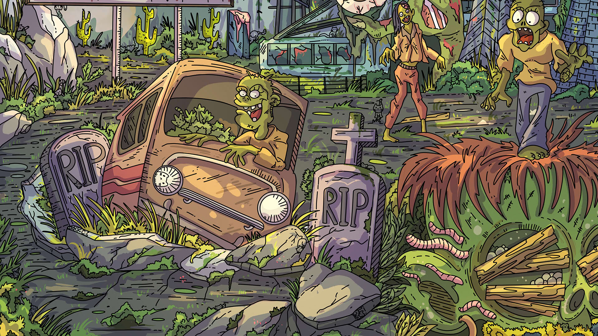 Screenshot for 100 Zombie Cats