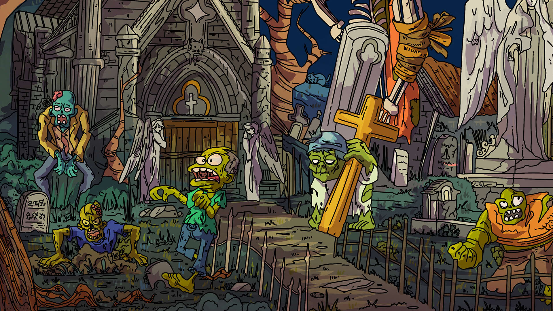 Screenshot for 100 Zombie Cats