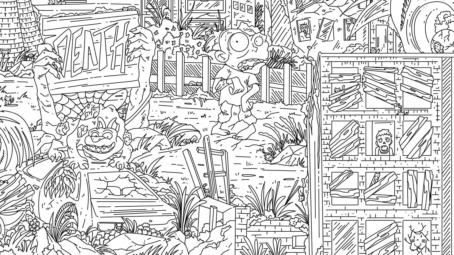 Screenshot for 100 Zombie Cats