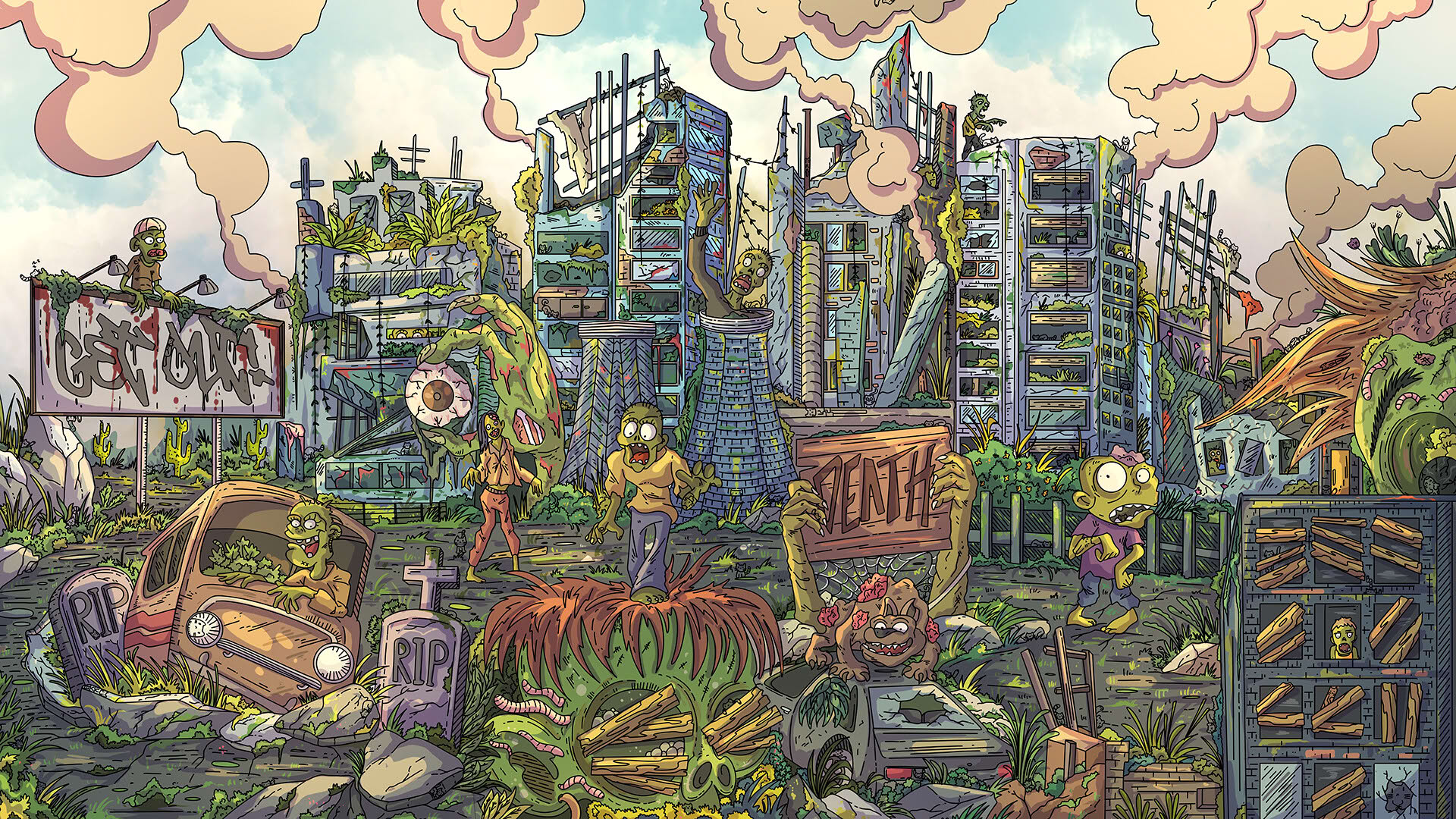 Screenshot for 100 Zombie Cats