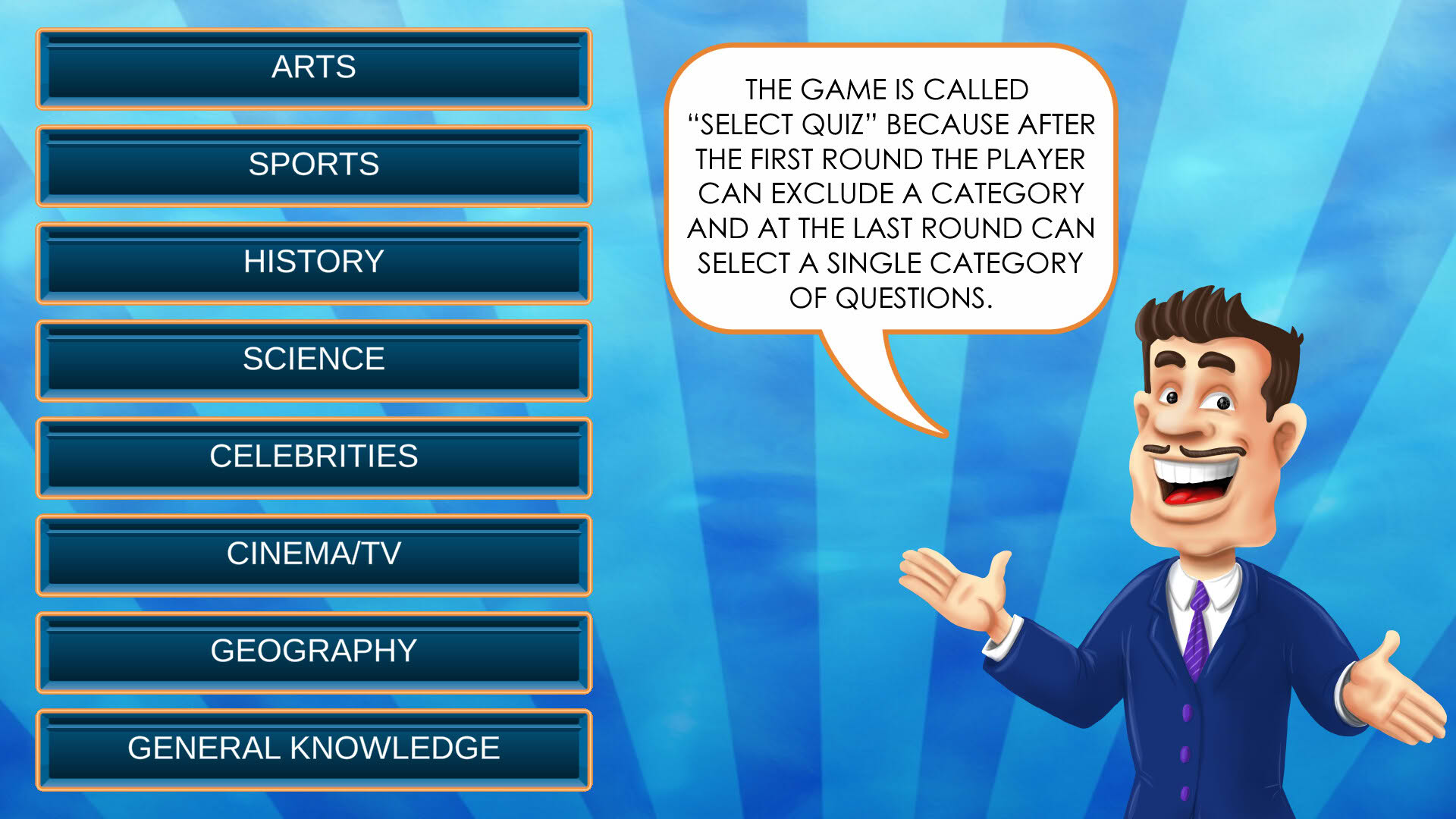 Screenshot for Select Quiz