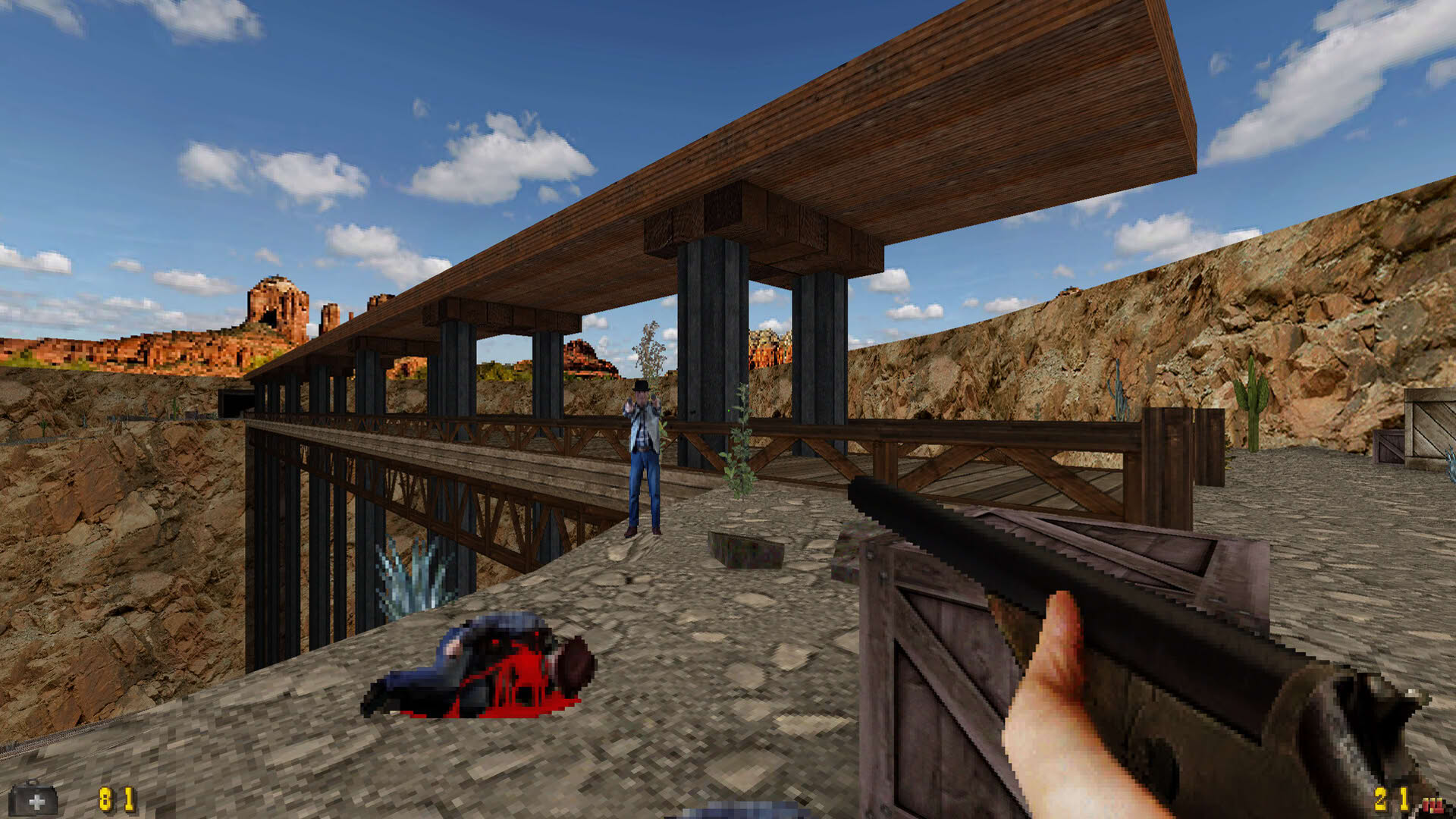 Screenshot for Wanted 3D: Dead or Alive