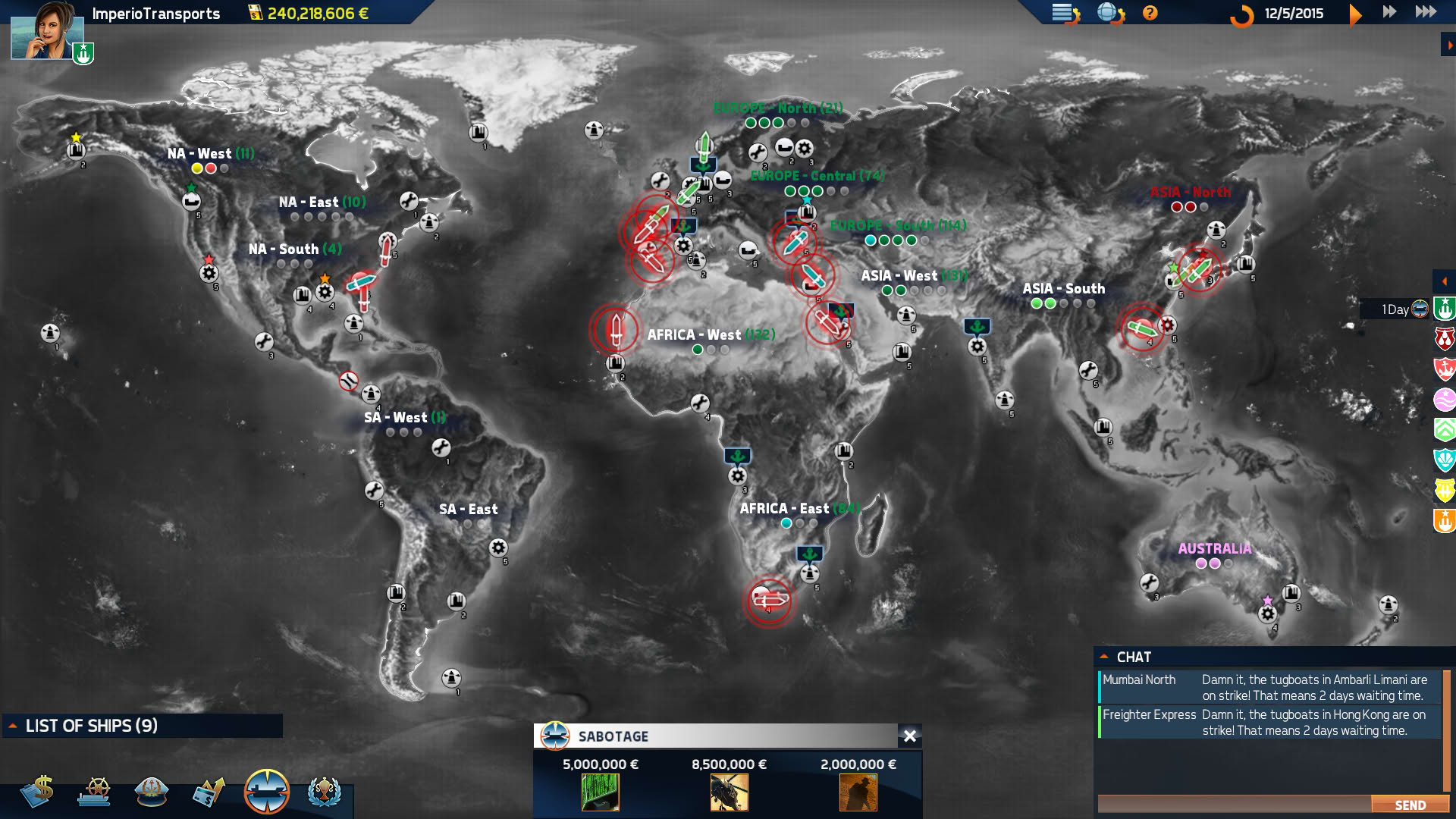 Screenshot for TransOcean 2: Rivals