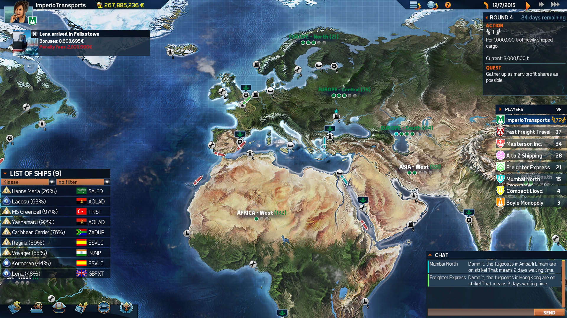 Screenshot for TransOcean 2: Rivals