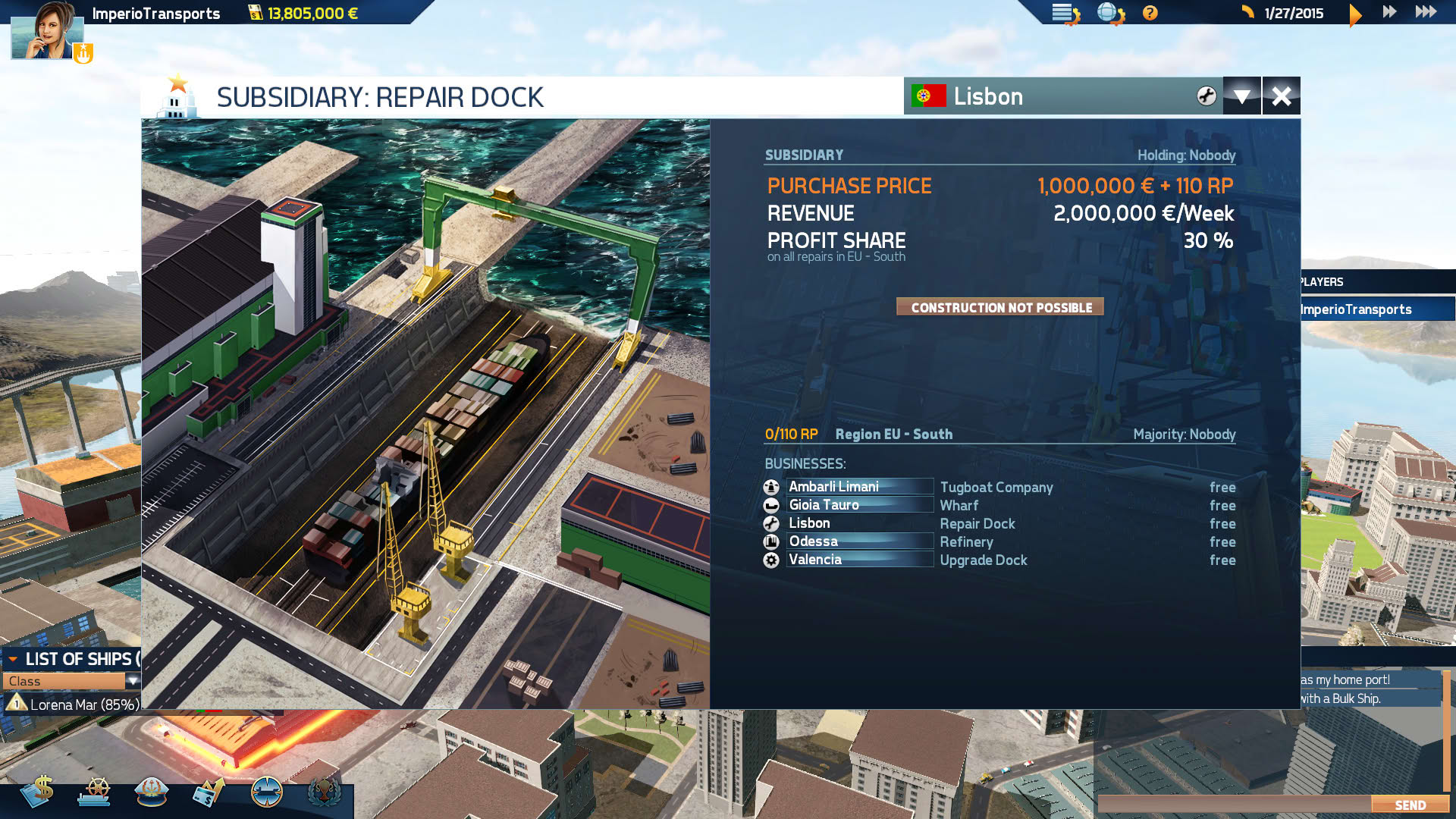 Screenshot for TransOcean 2: Rivals