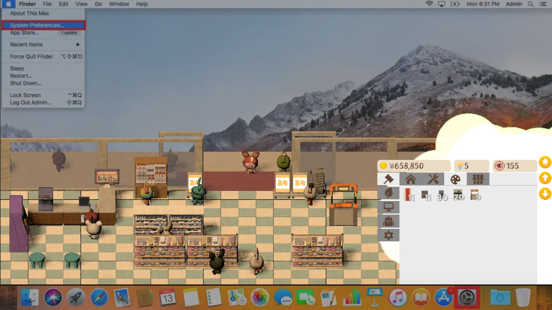 Screenshot for Cozy Desktop Konbini