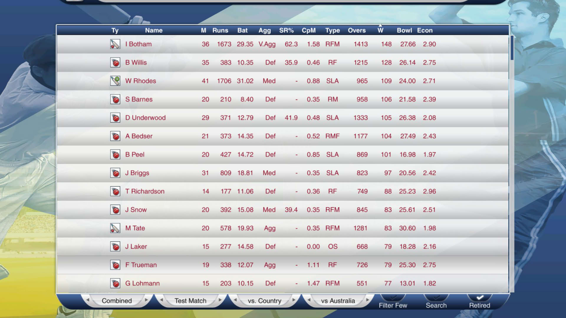 Screenshot for Cricket Captain 2015
