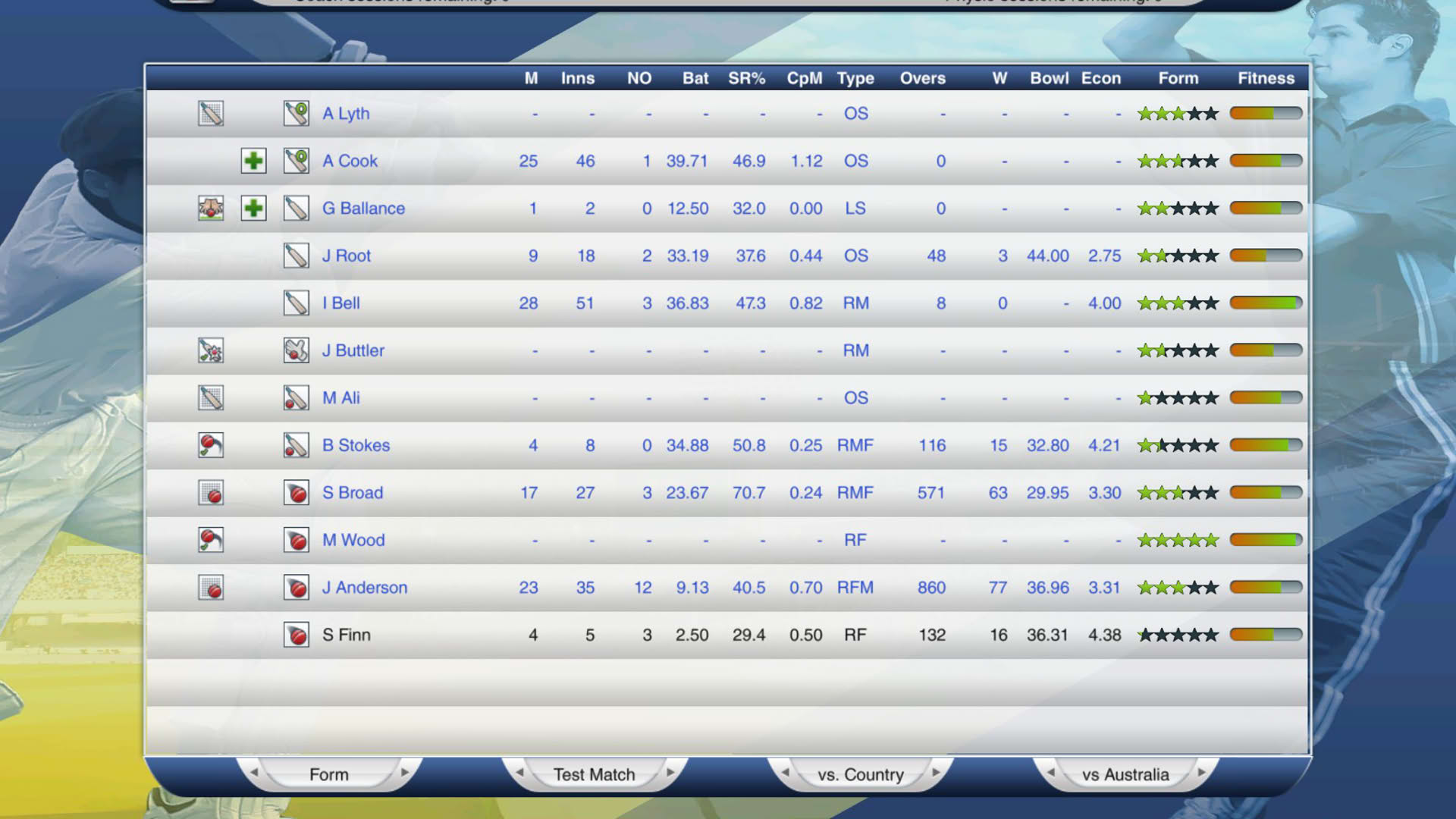 Screenshot for Cricket Captain 2015