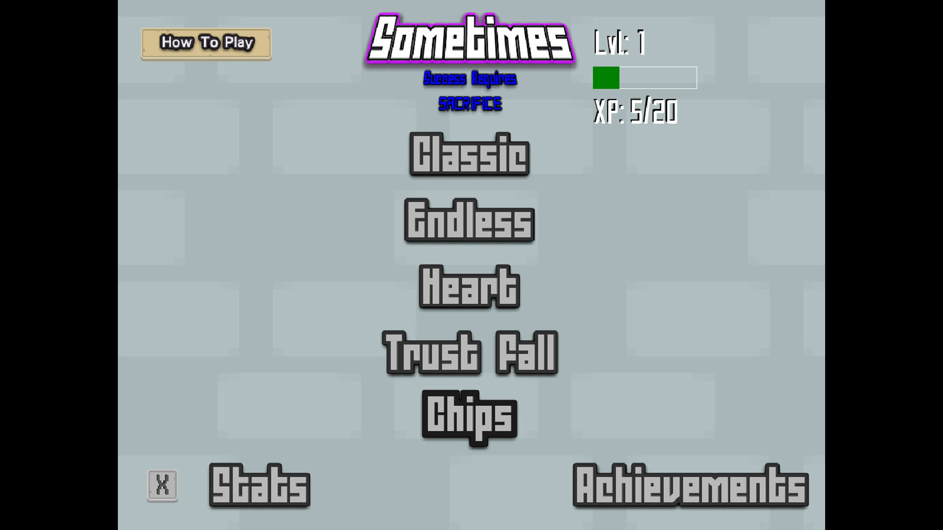 Screenshot for Sometimes: Success Requires Sacrifice