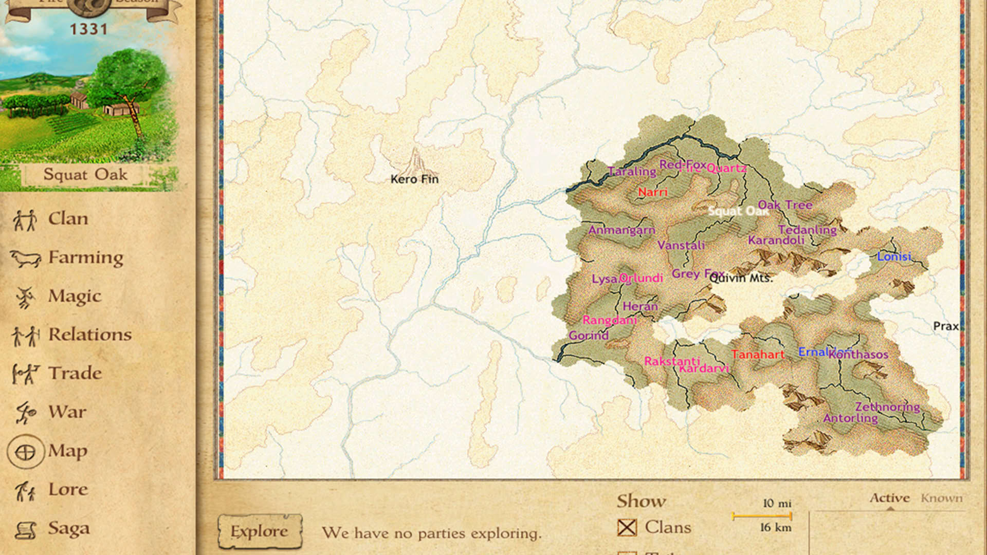 Screenshot for King of Dragon Pass