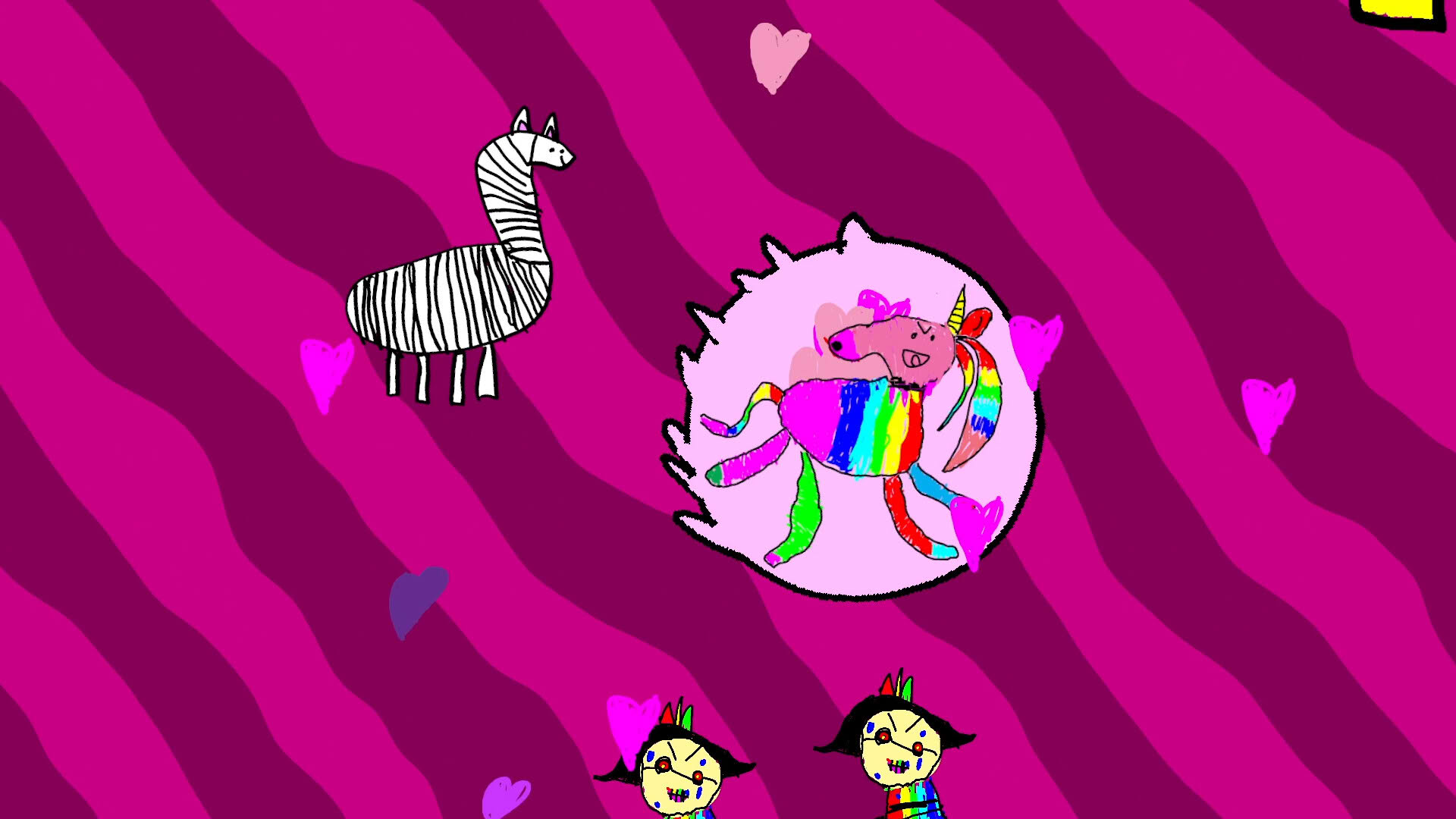 Screenshot for Rainbow Unicorn Dash