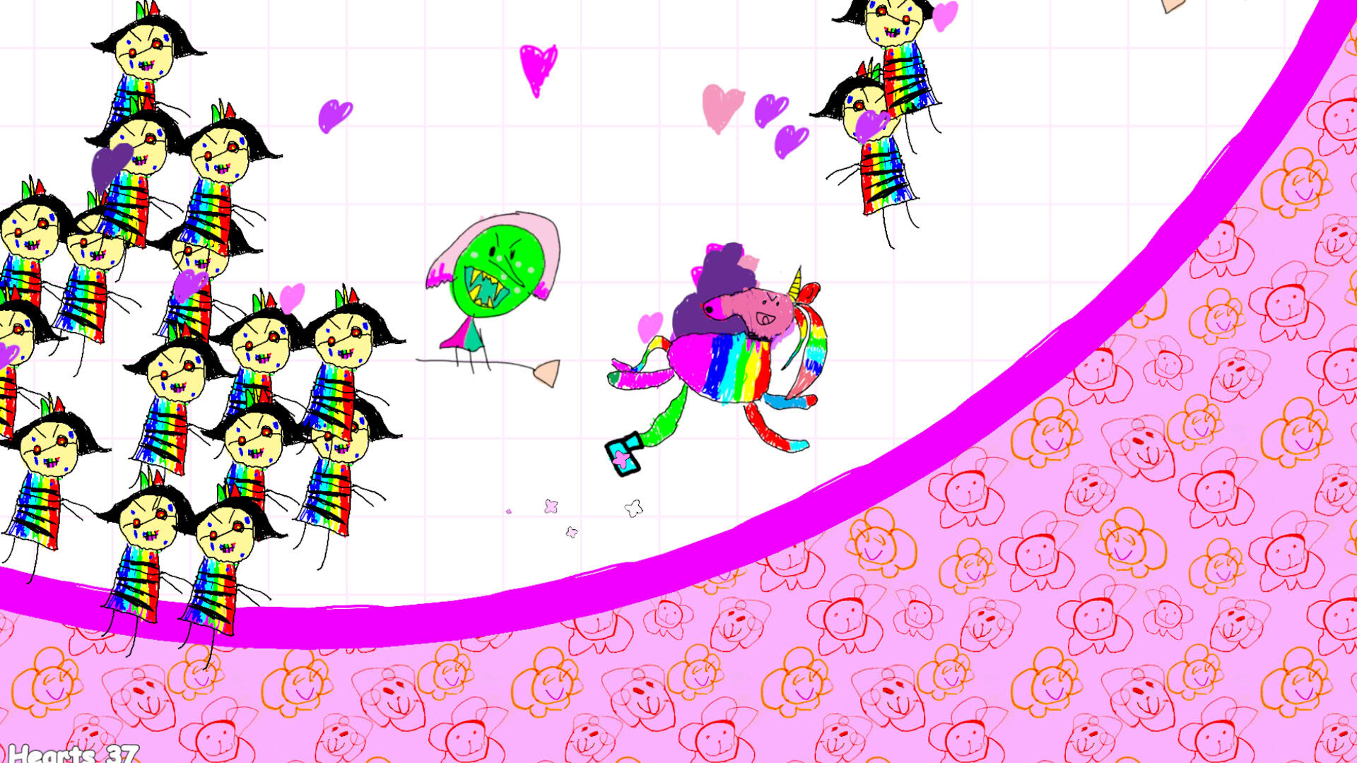 Screenshot for Rainbow Unicorn Dash