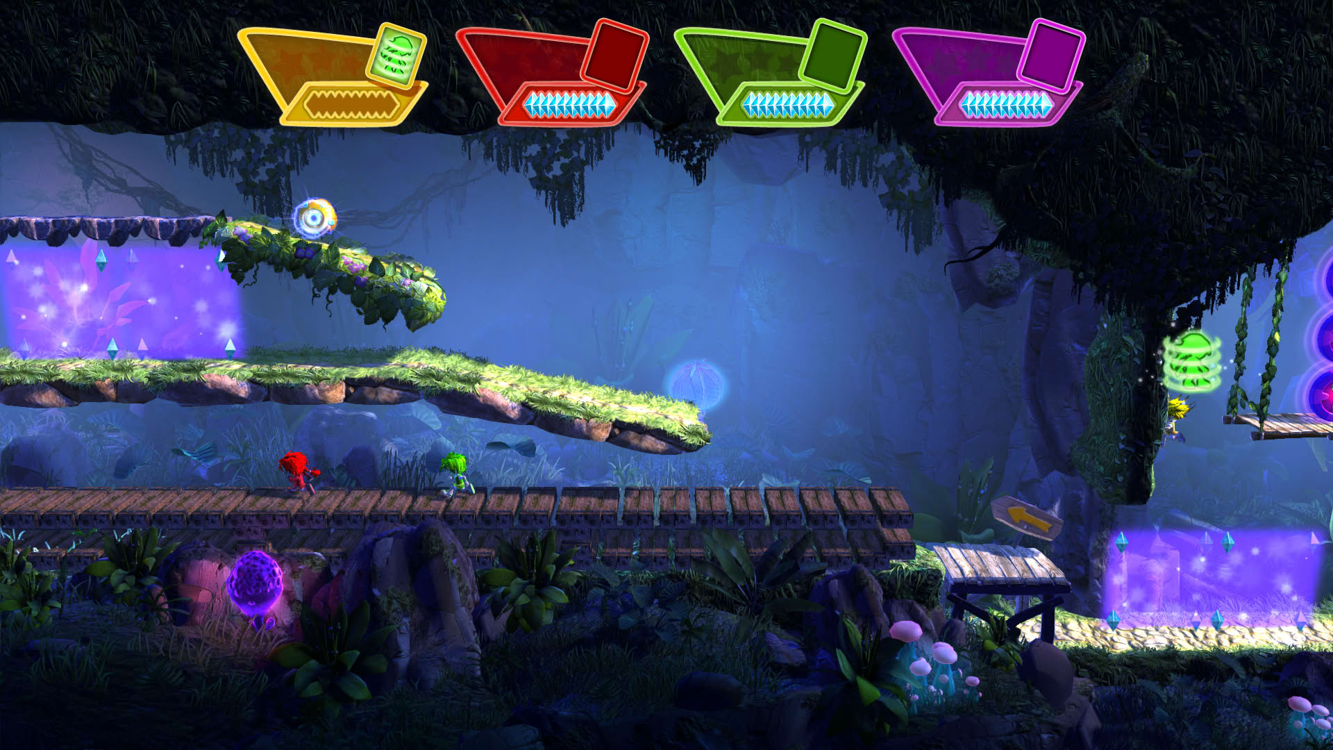 Screenshot for Giana Sisters: Dream Runners
