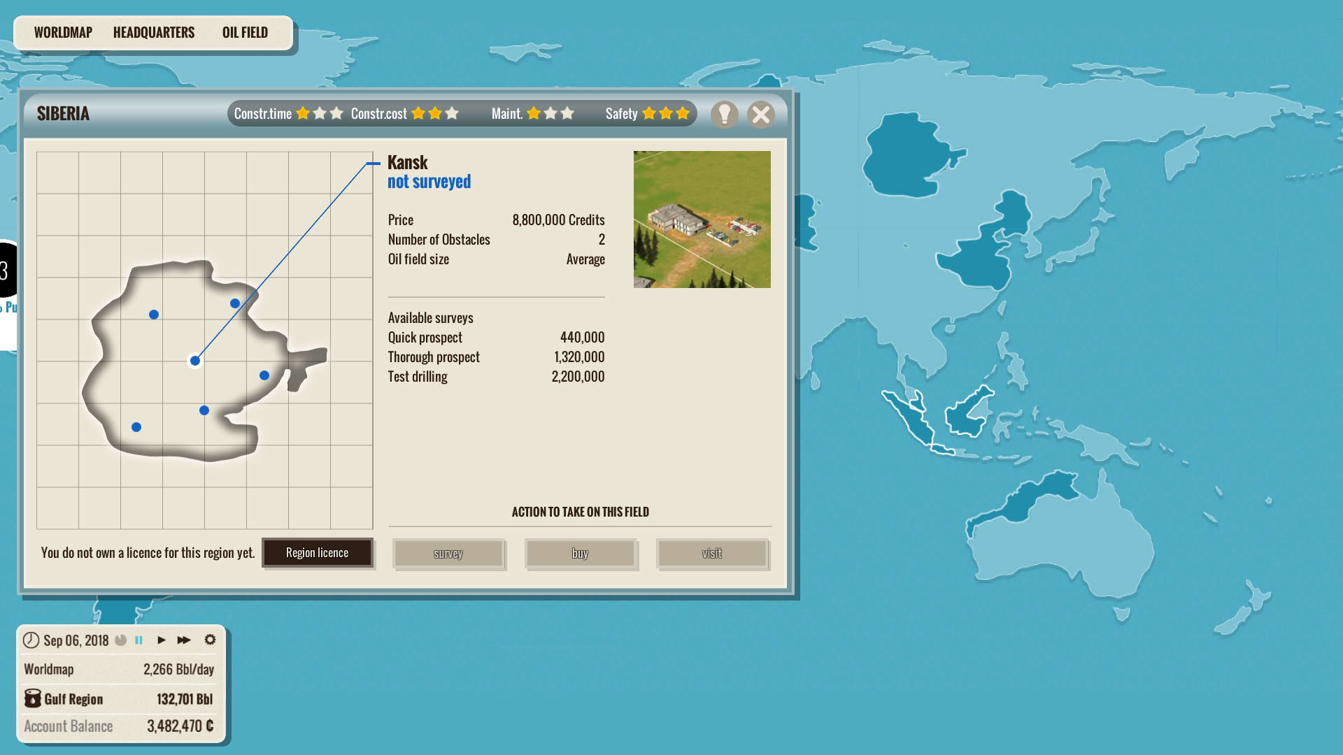 Screenshot for Oil Enterprise
