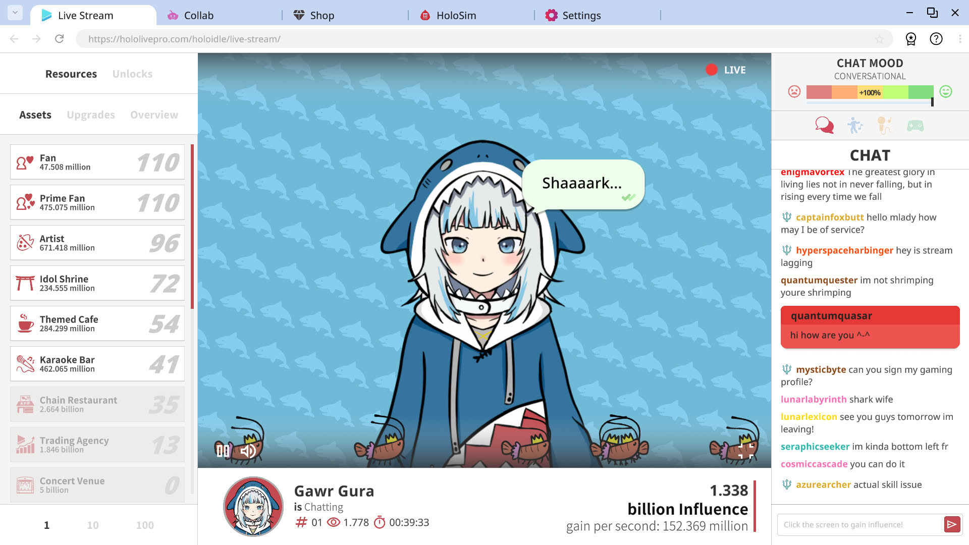 Screenshot for Holoidle