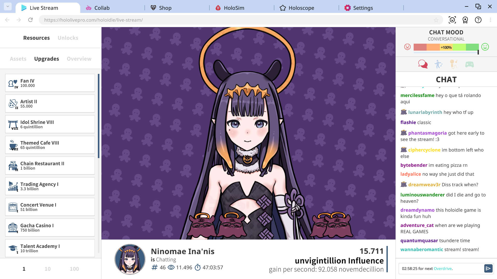Screenshot for Holoidle