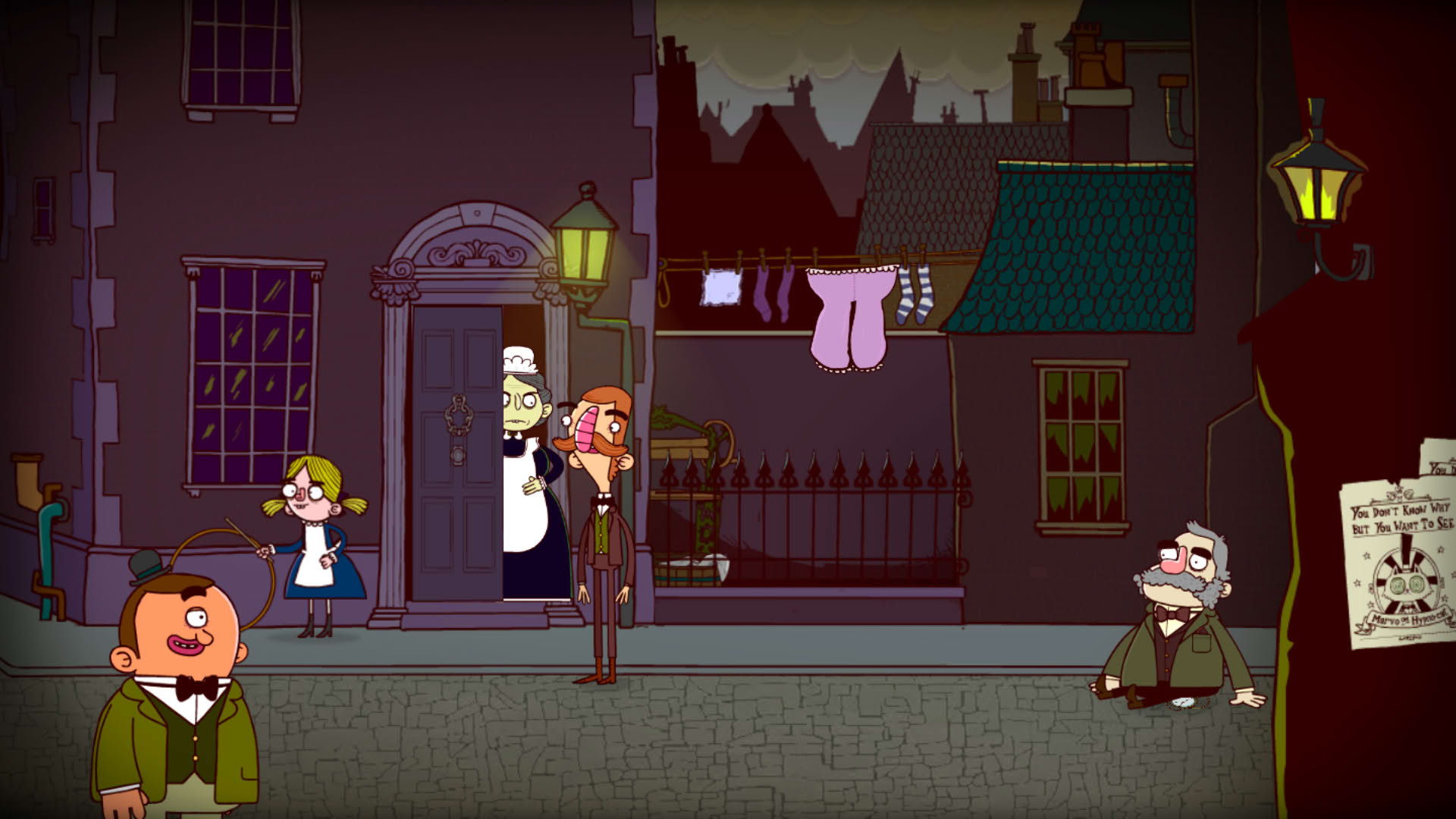 Screenshot for The Adventures of Bertram Fiddle: Episode 1 - A Dreadly Business