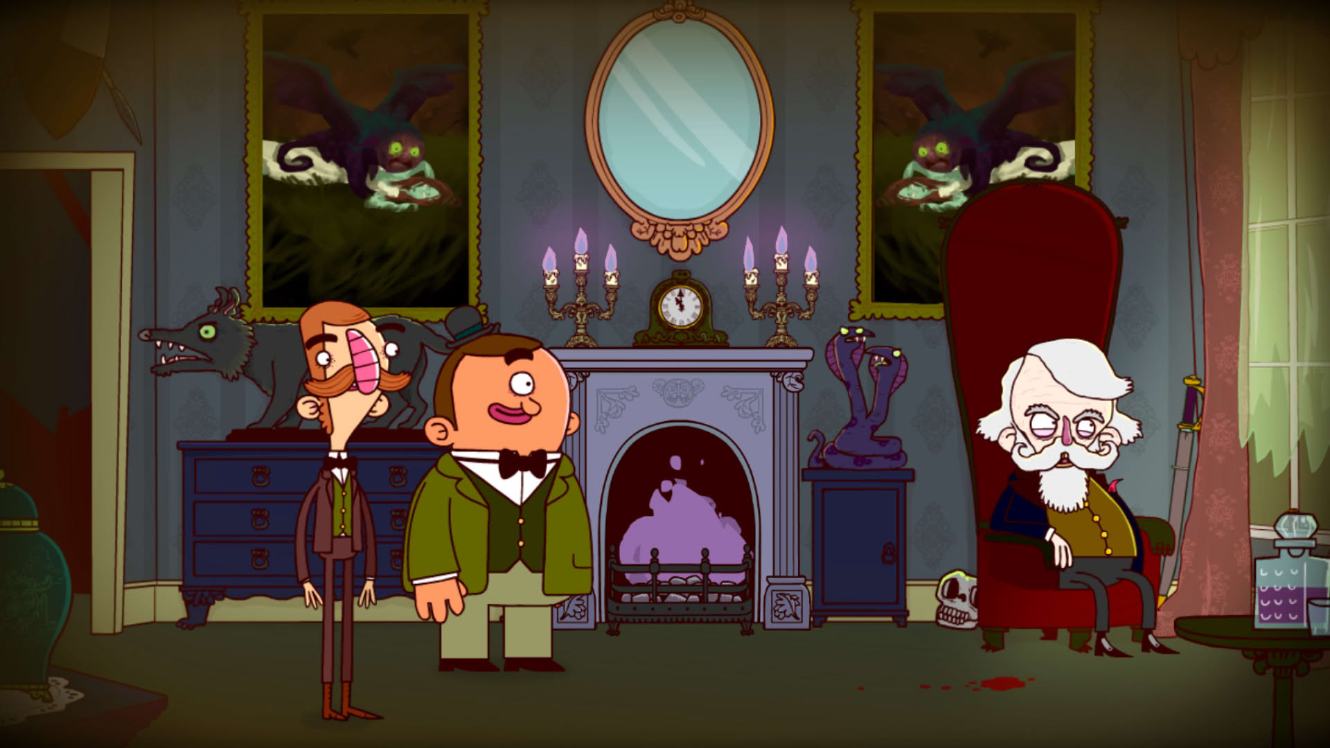 Screenshot for The Adventures of Bertram Fiddle: Episode 1 - A Dreadly Business