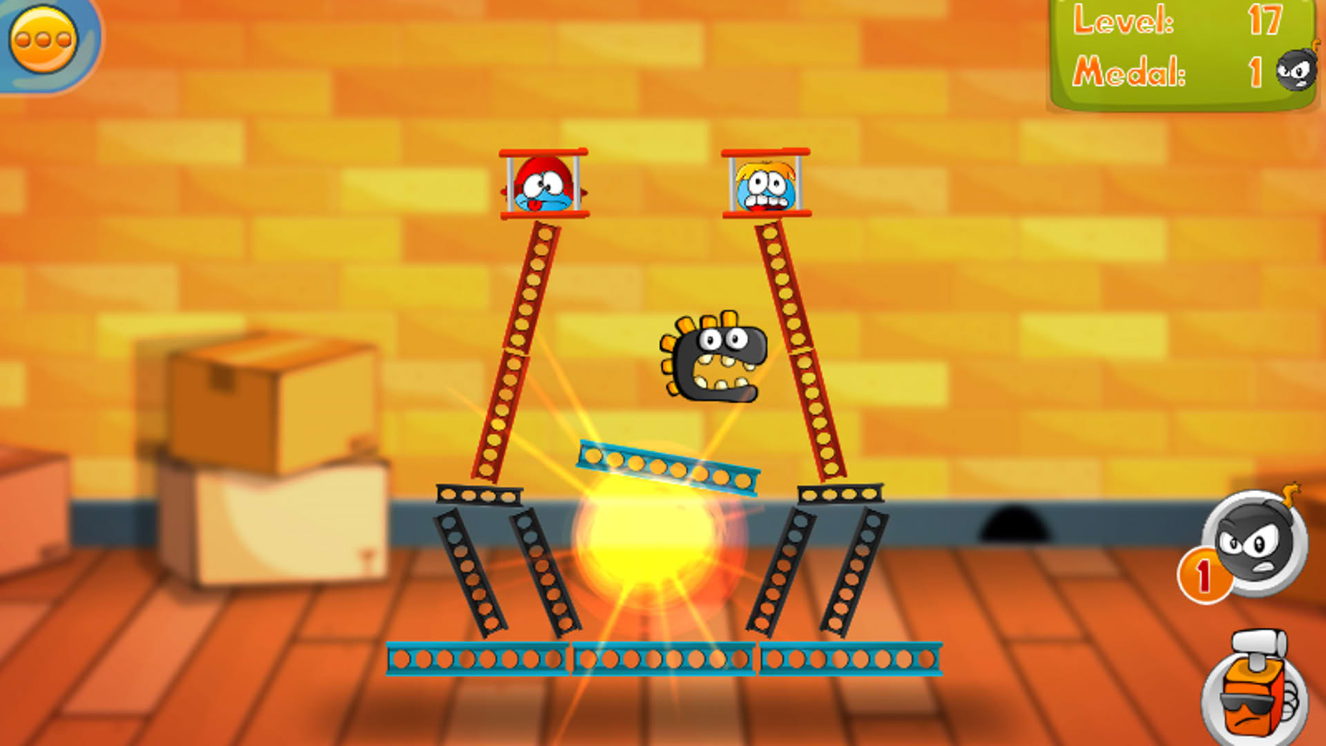 Screenshot for Bomb the Monsters!