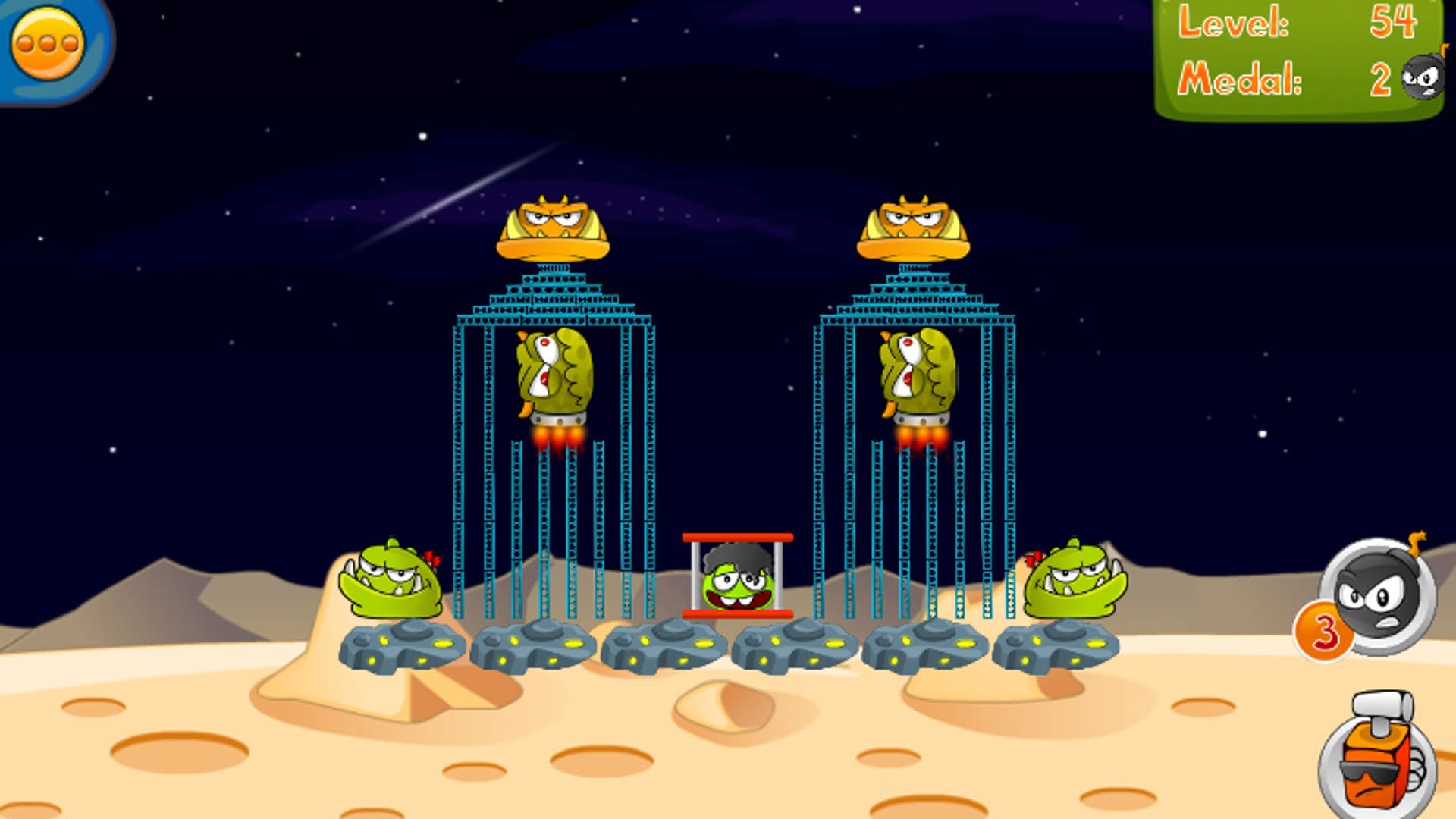 Screenshot for Bomb the Monsters!