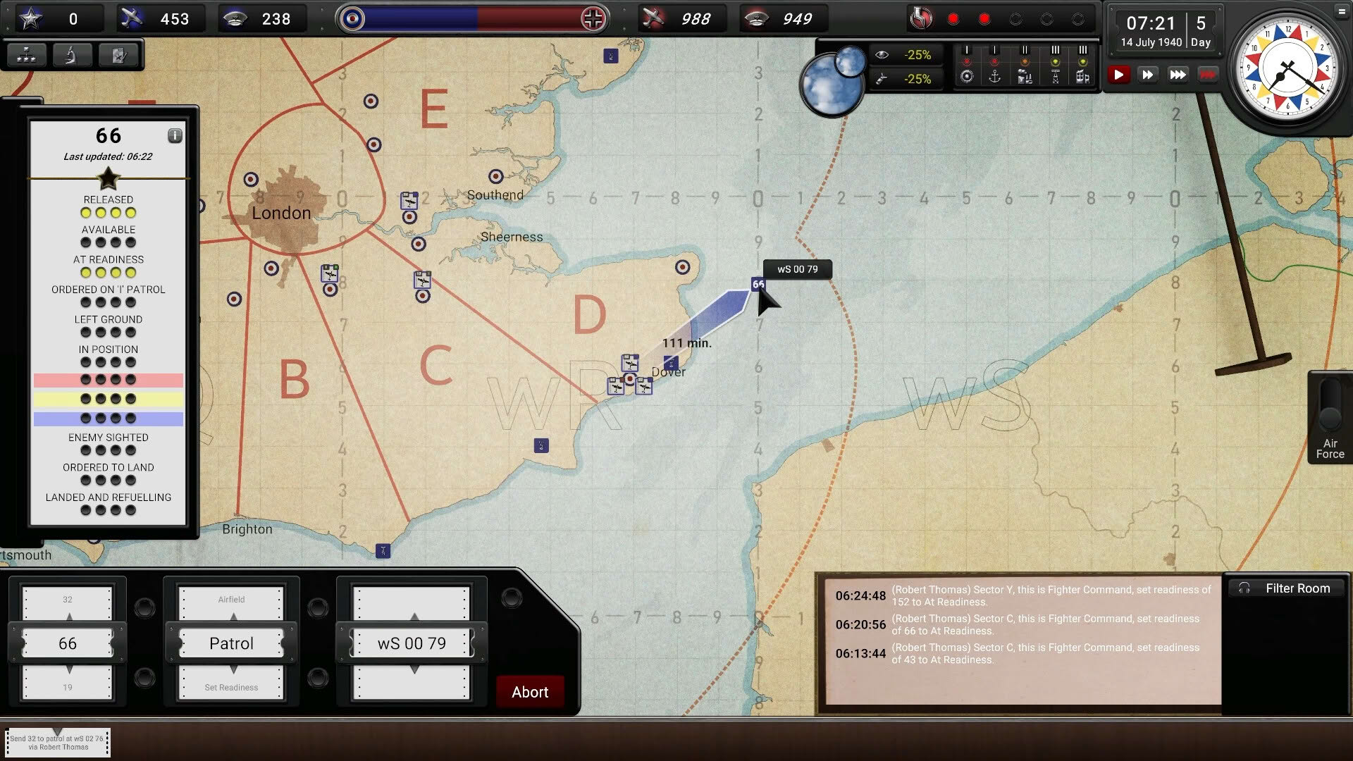 Screenshot for Radio Commander: Battle of Britain ’40