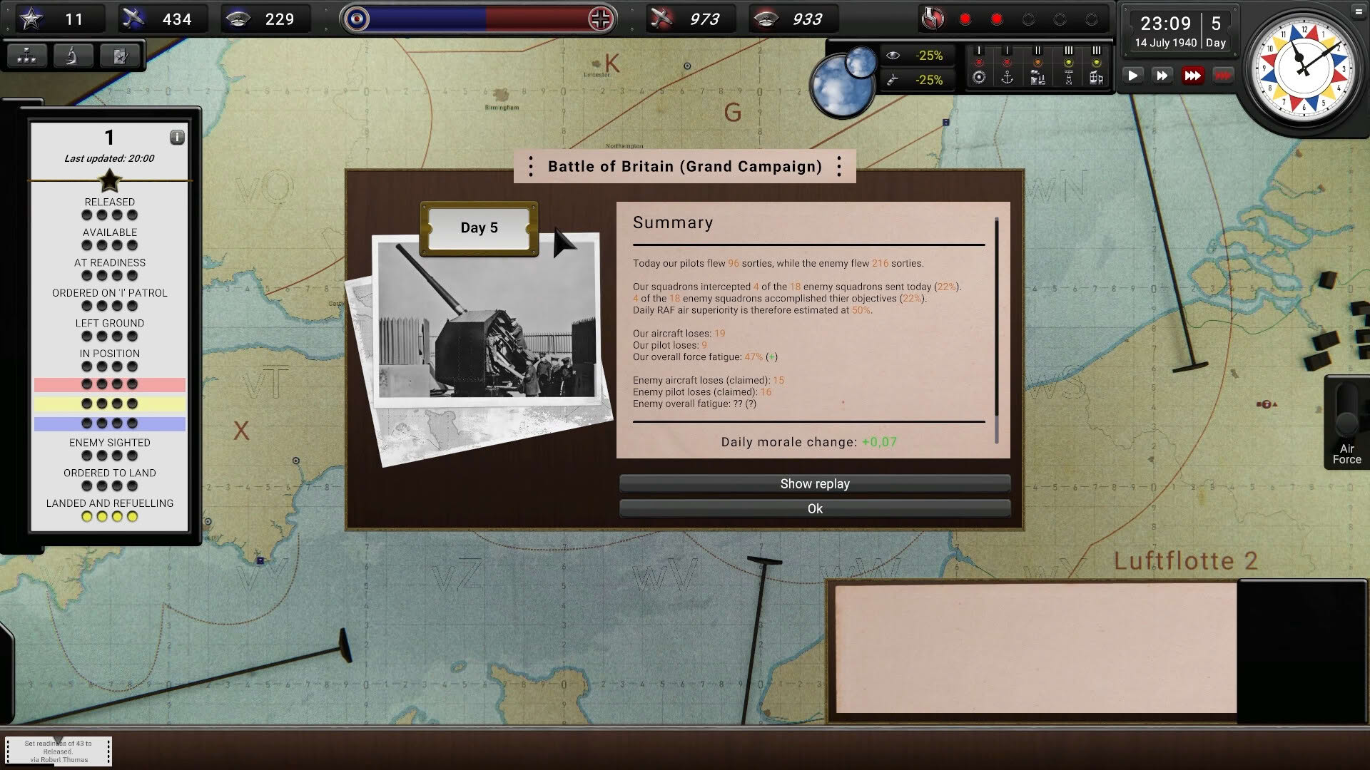 Screenshot for Radio Commander: Battle of Britain ’40