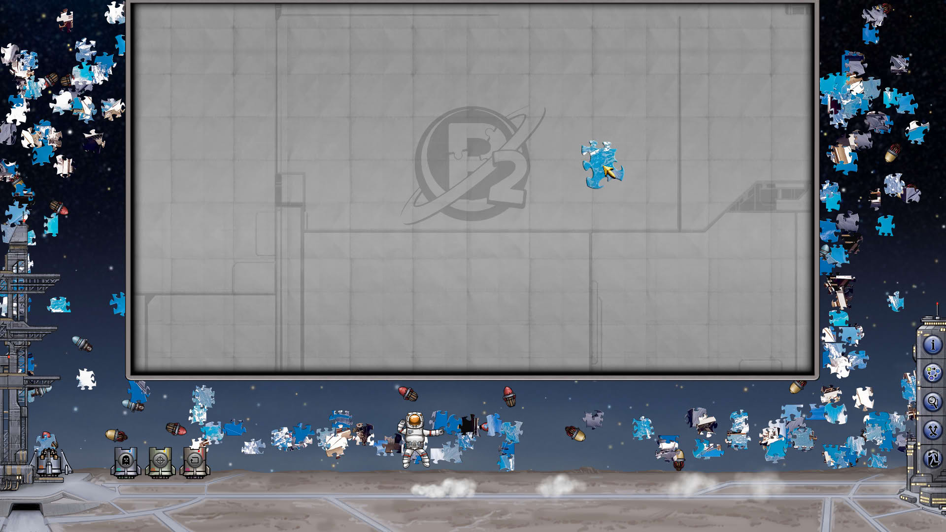 Screenshot for Pixel Puzzles 2: Space