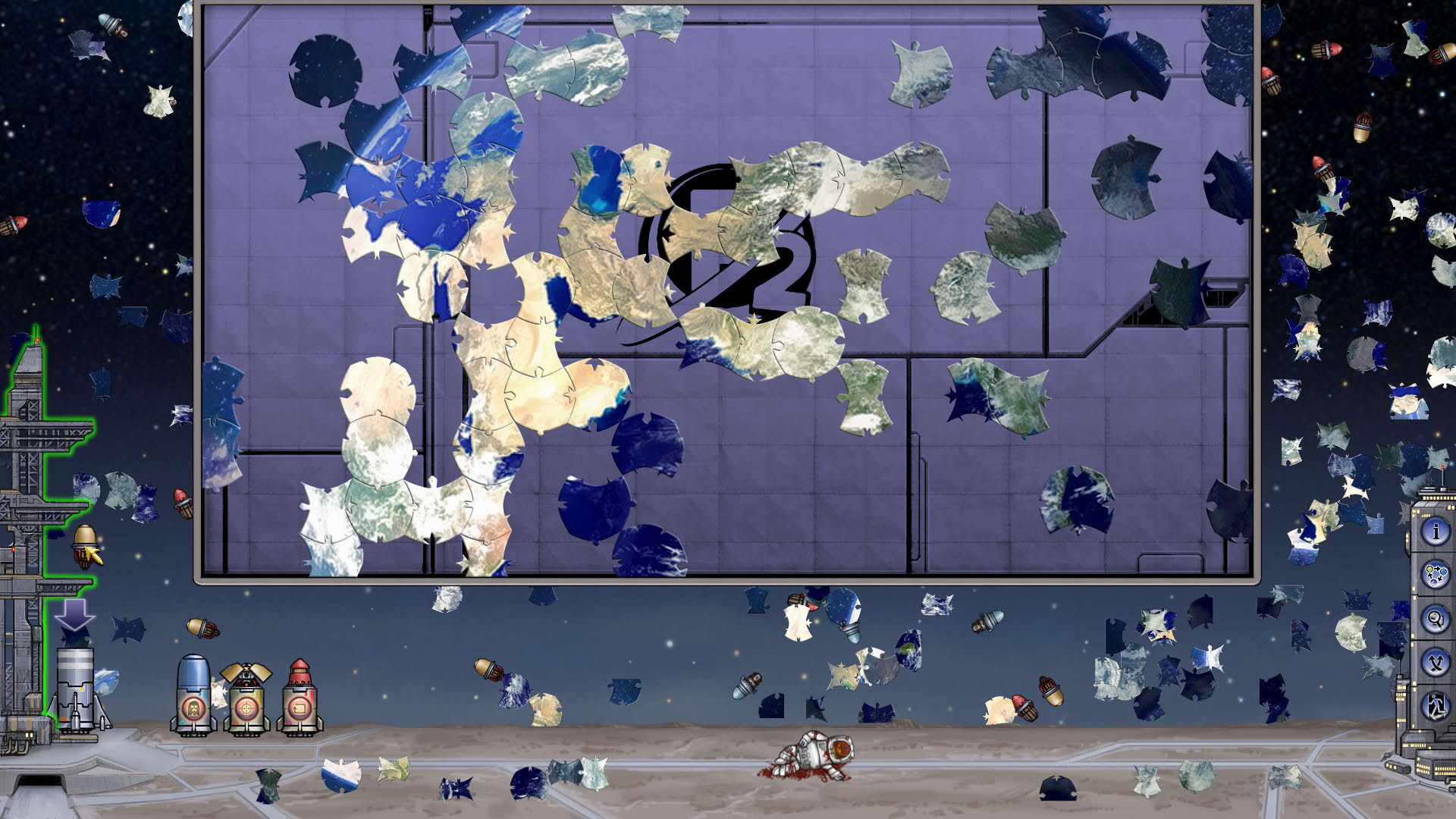 Screenshot for Pixel Puzzles 2: Space