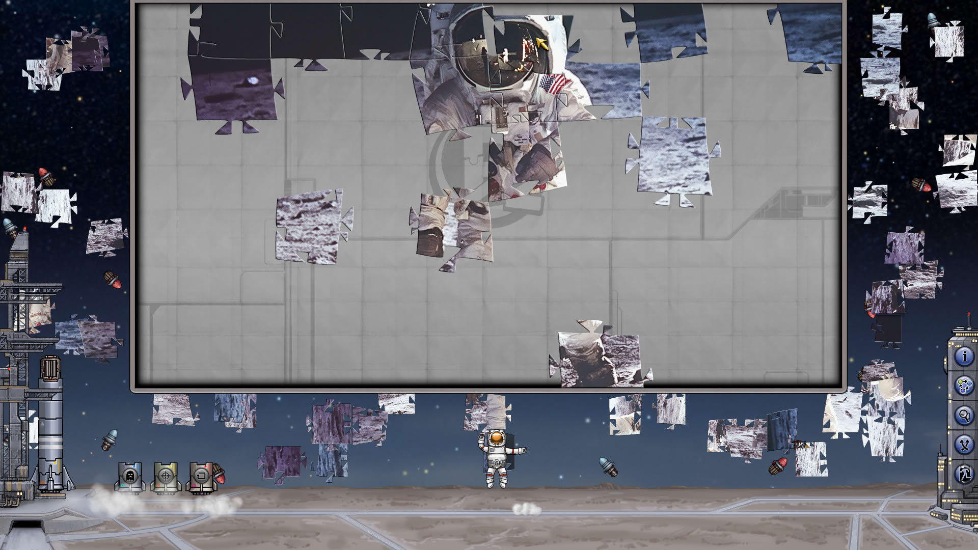 Screenshot for Pixel Puzzles 2: Space