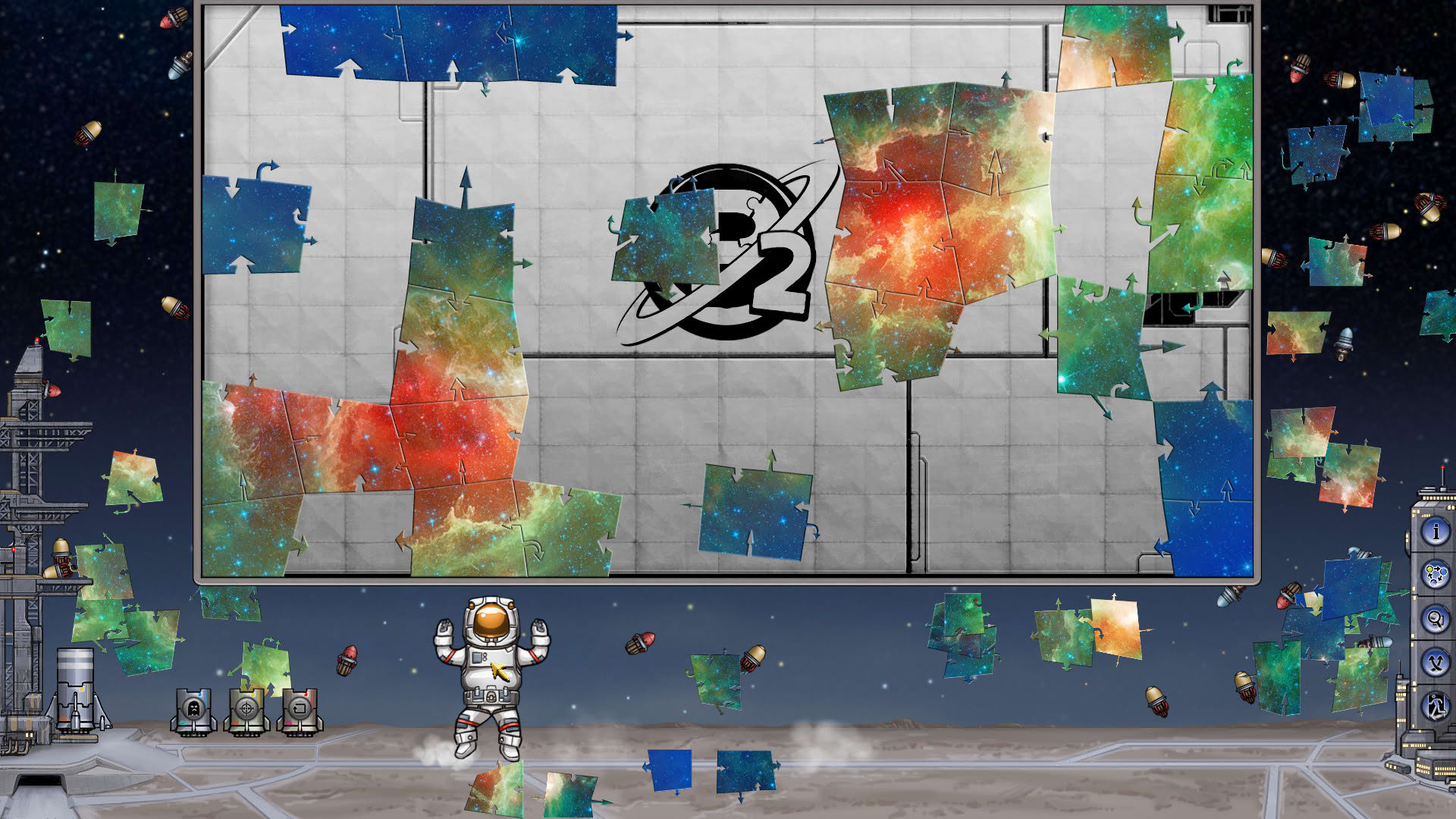 Screenshot for Pixel Puzzles 2: Space