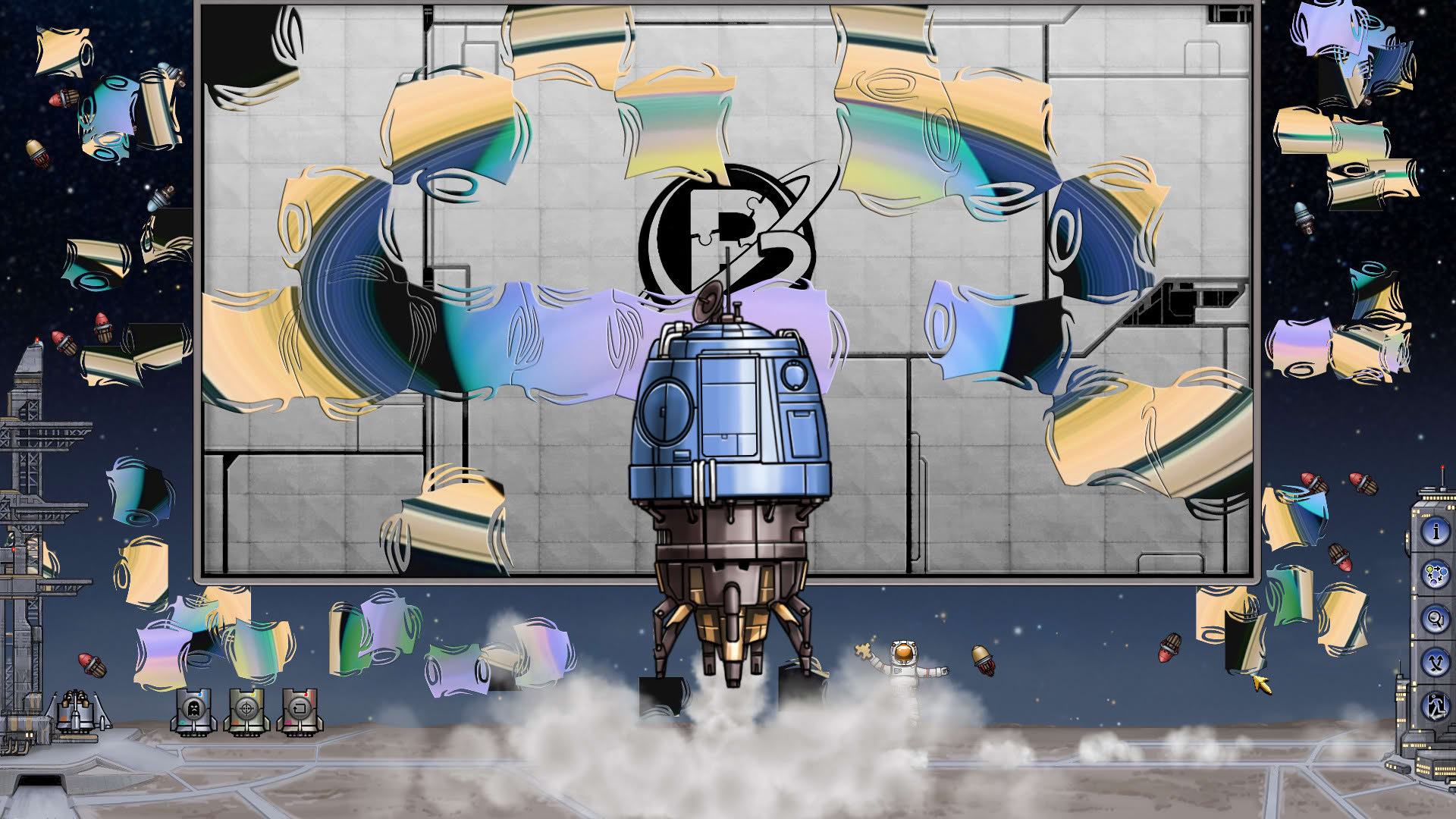 Screenshot for Pixel Puzzles 2: Space