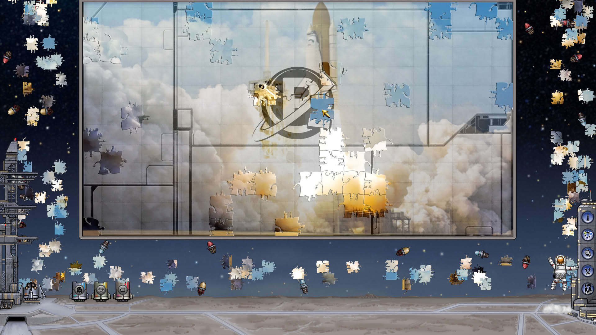 Screenshot for Pixel Puzzles 2: Space