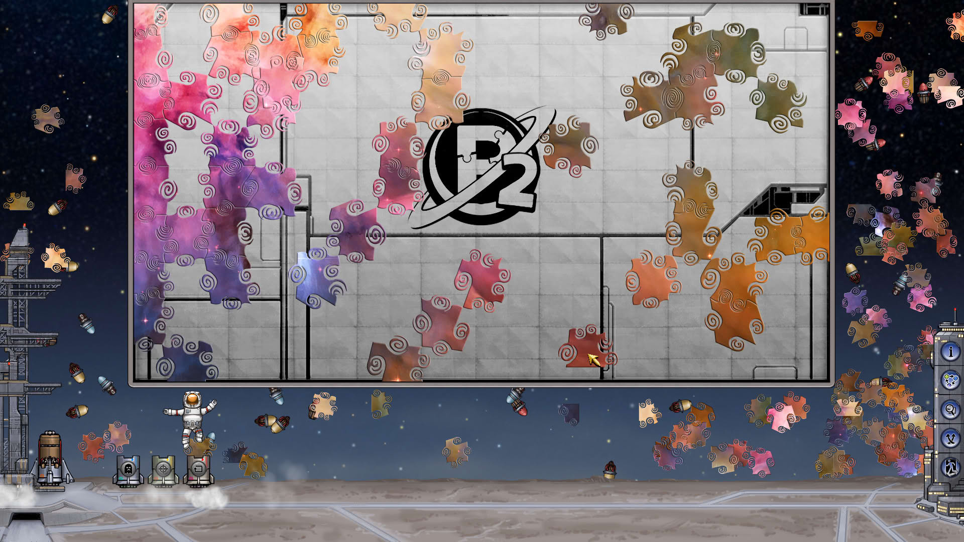 Screenshot for Pixel Puzzles 2: Space