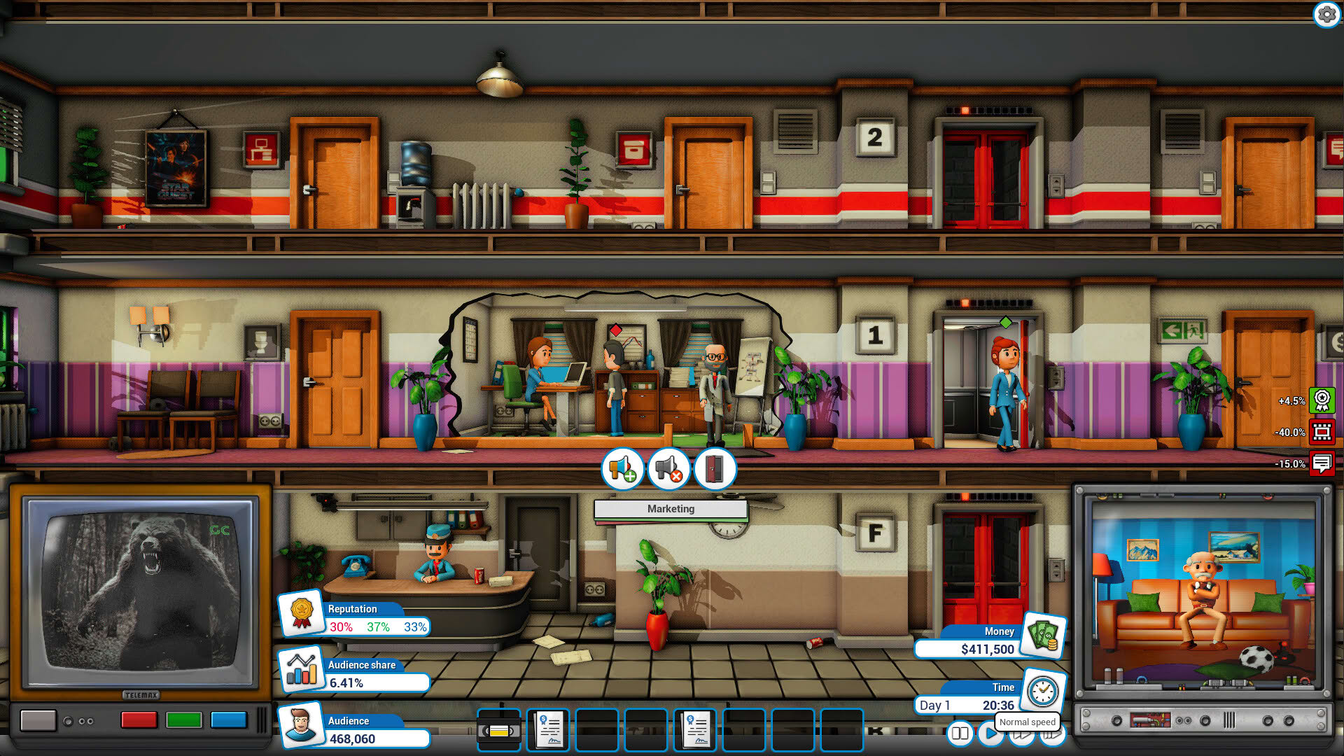 Screenshot for Mad Television Tycoon