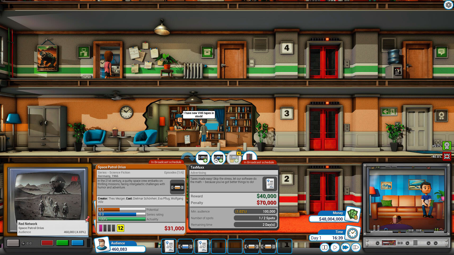 Screenshot for Mad Television Tycoon