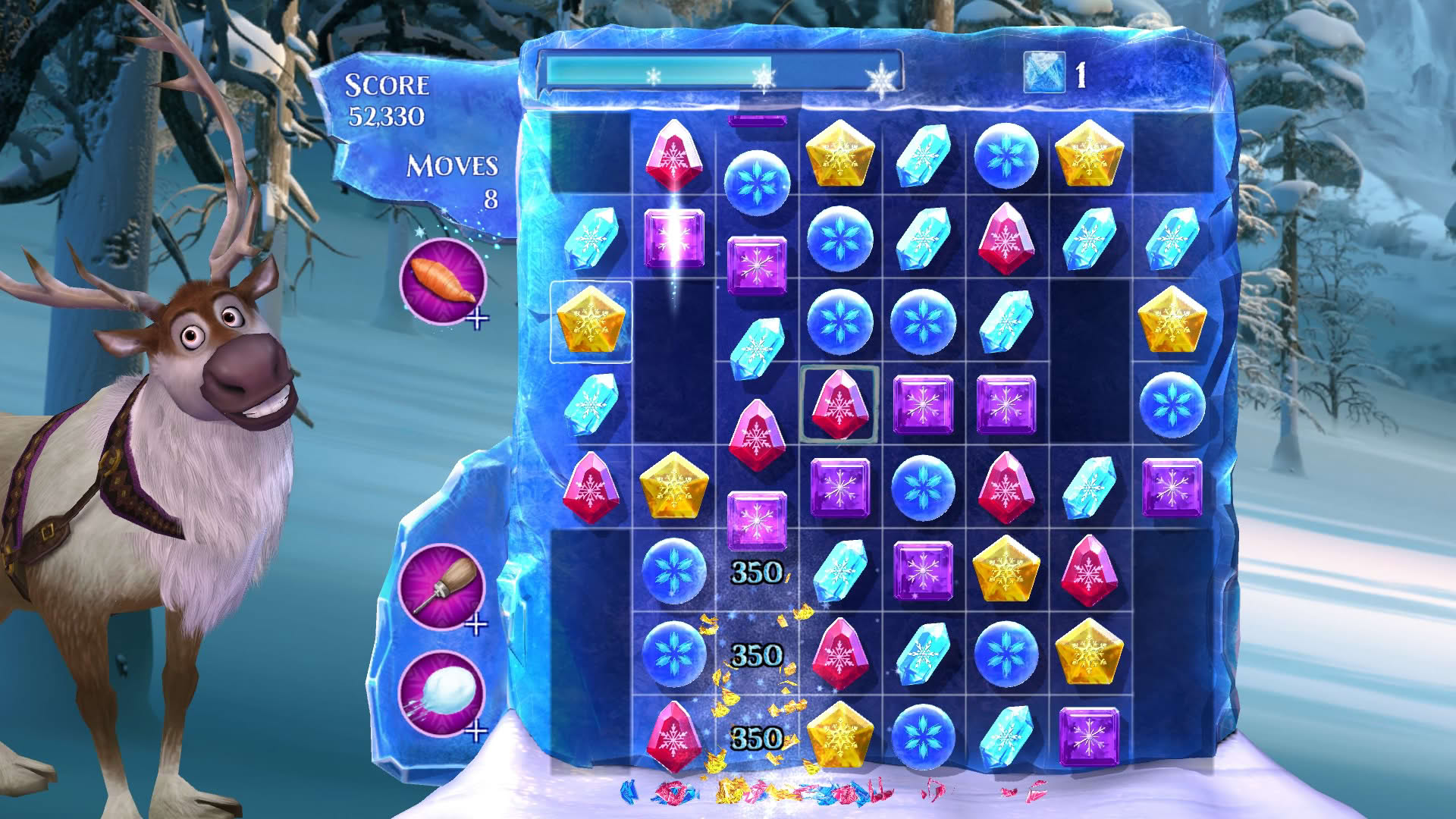Screenshot for Frozen Free Fall: Snowball Fight