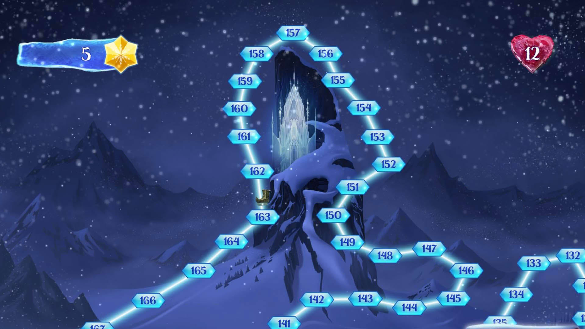 Screenshot for Frozen Free Fall: Snowball Fight