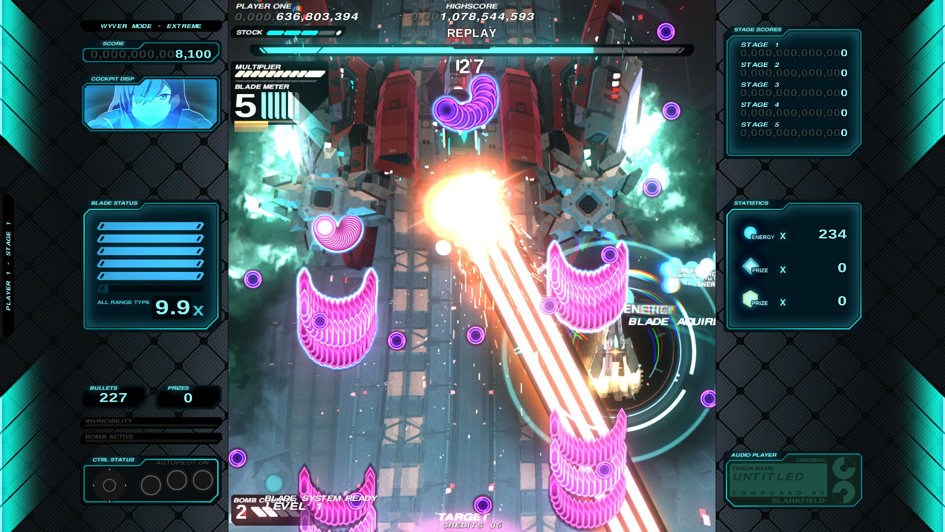 Screenshot for Danmaku Unlimited 4 Wyver Ultra